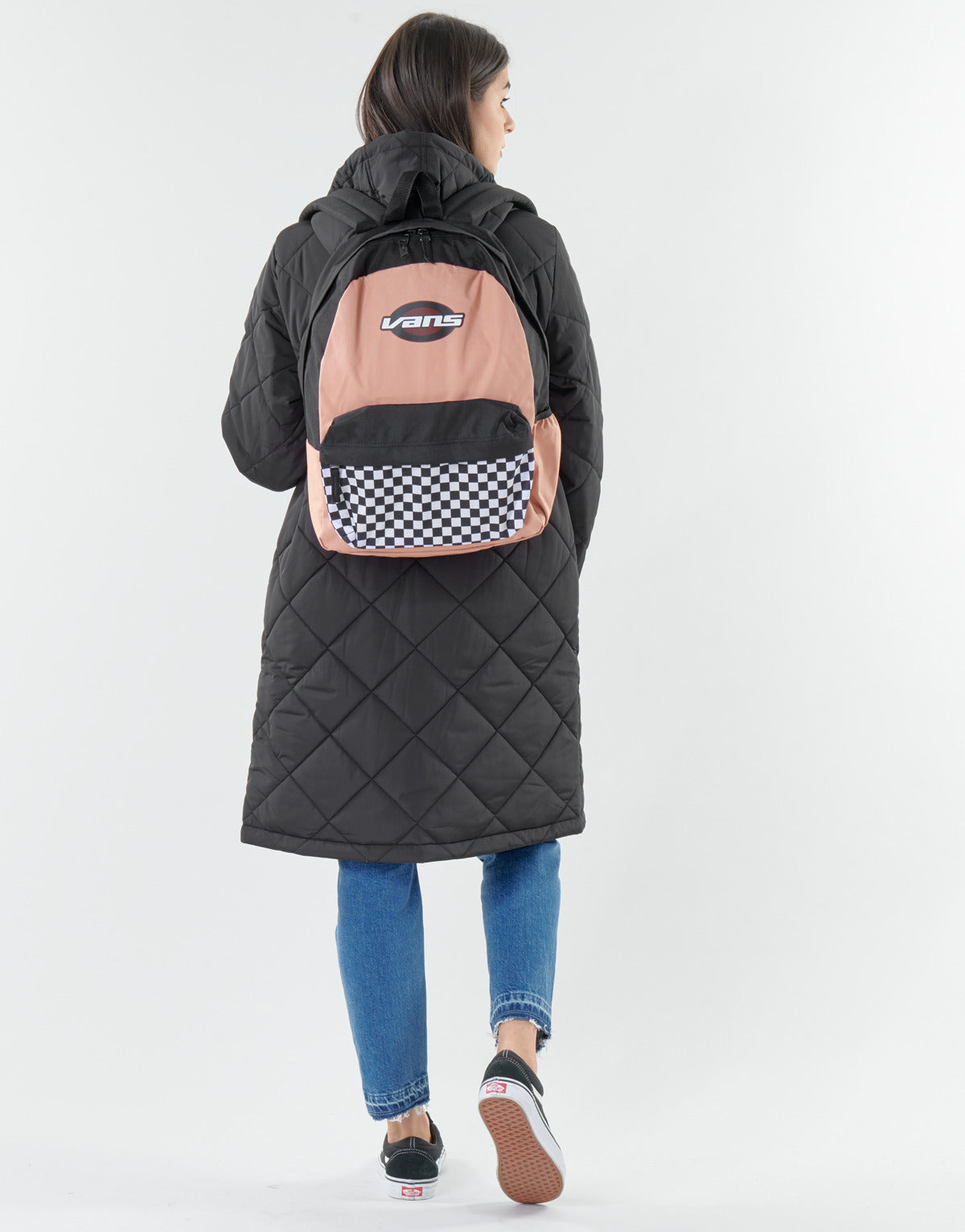 Piumino Donna Vans CLAIR SHORES PUFFER JACKET MTE Nero