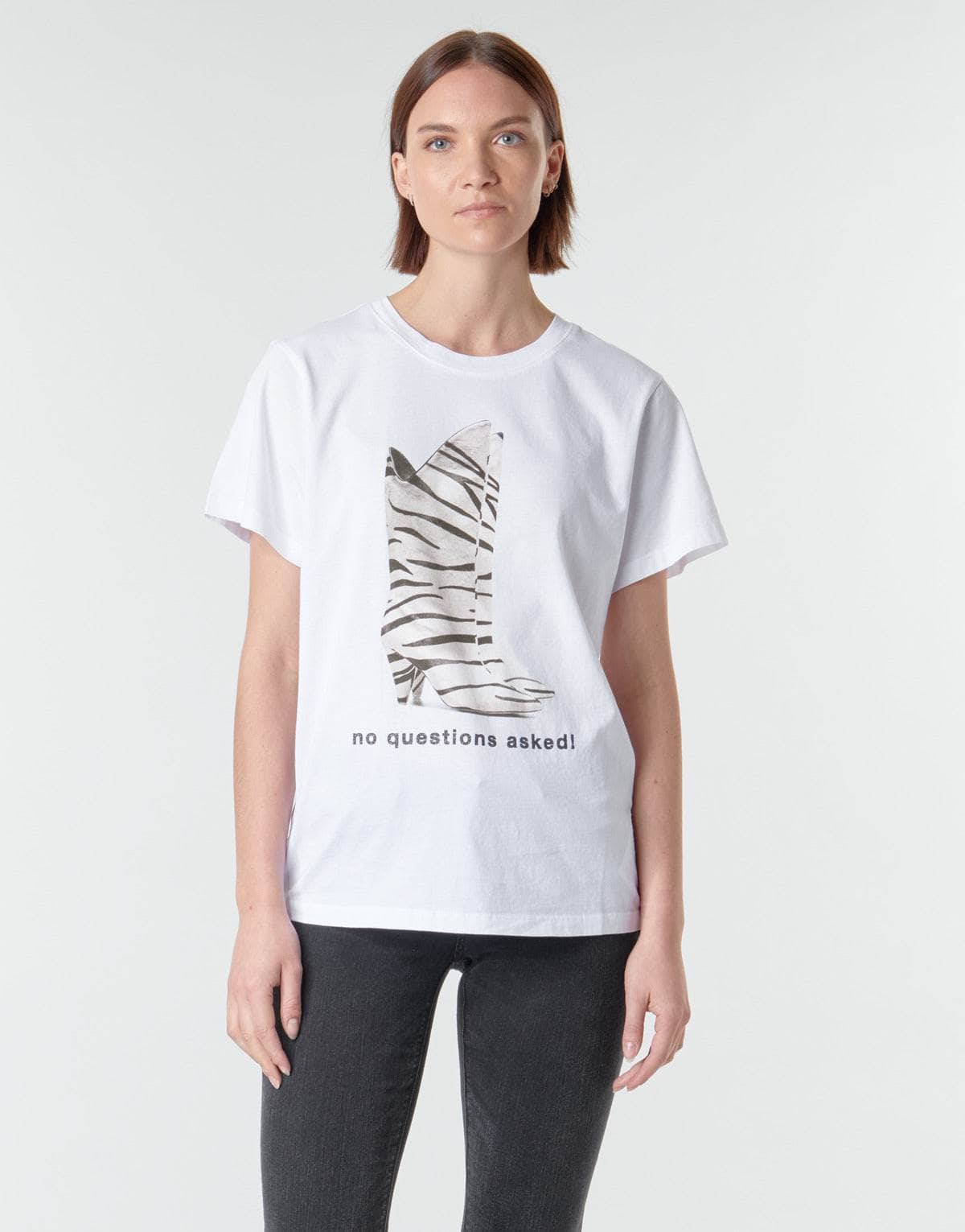 T-shirt Donna Replay W3509D Bianco