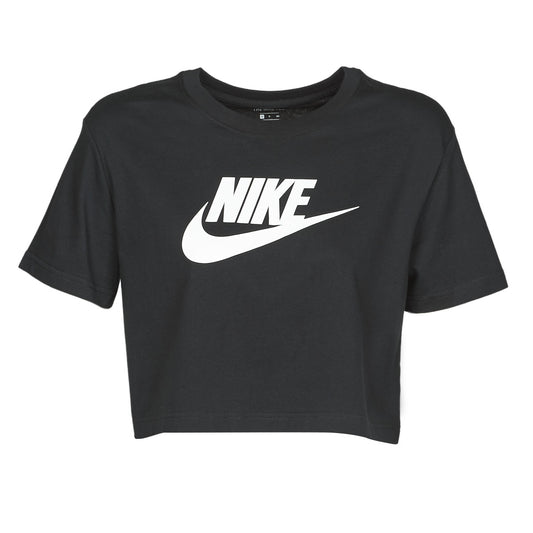 T-shirt Donna Nike  W NSW TEE ESSNTL CRP ICN FTR  Nero