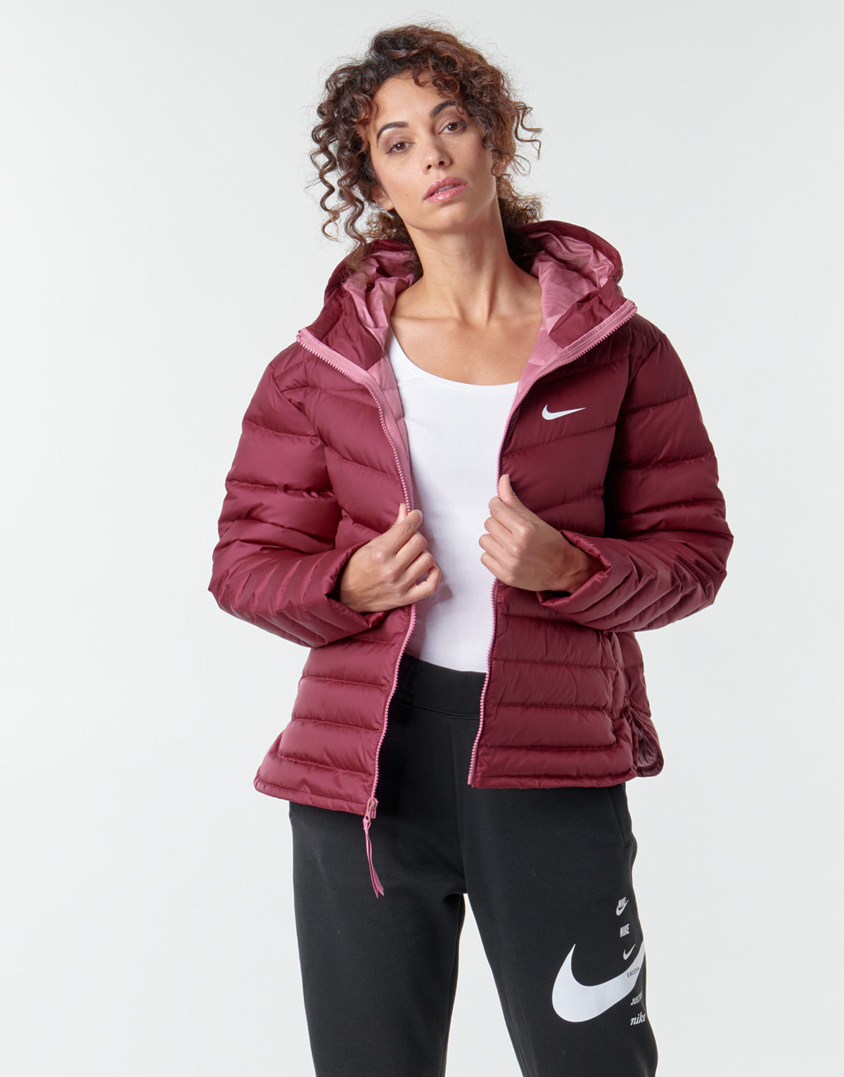 Piumino Donna Nike W NSW WR LT WT DWN JKT Bordeaux