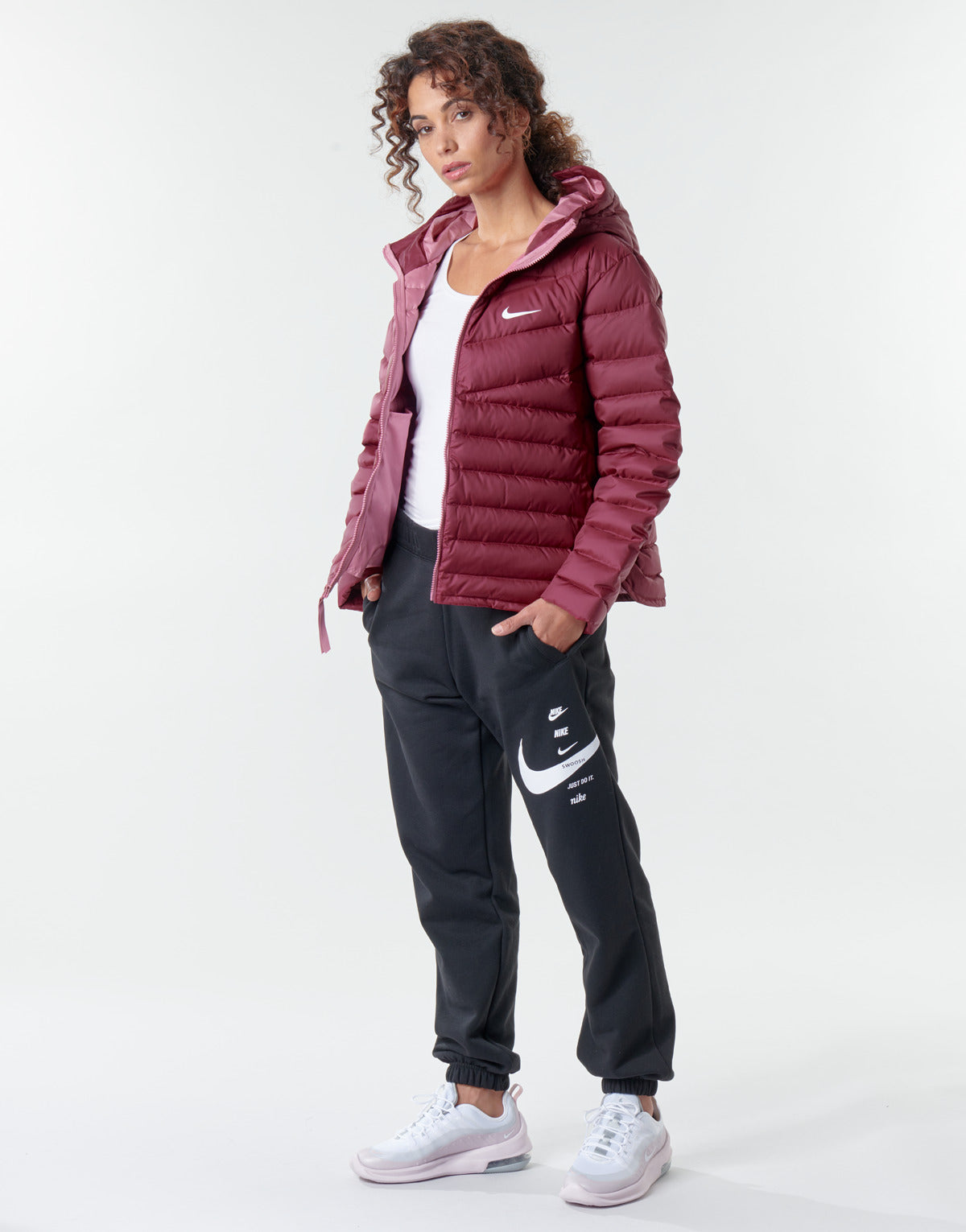 Piumino Donna Nike W NSW WR LT WT DWN JKT Bordeaux