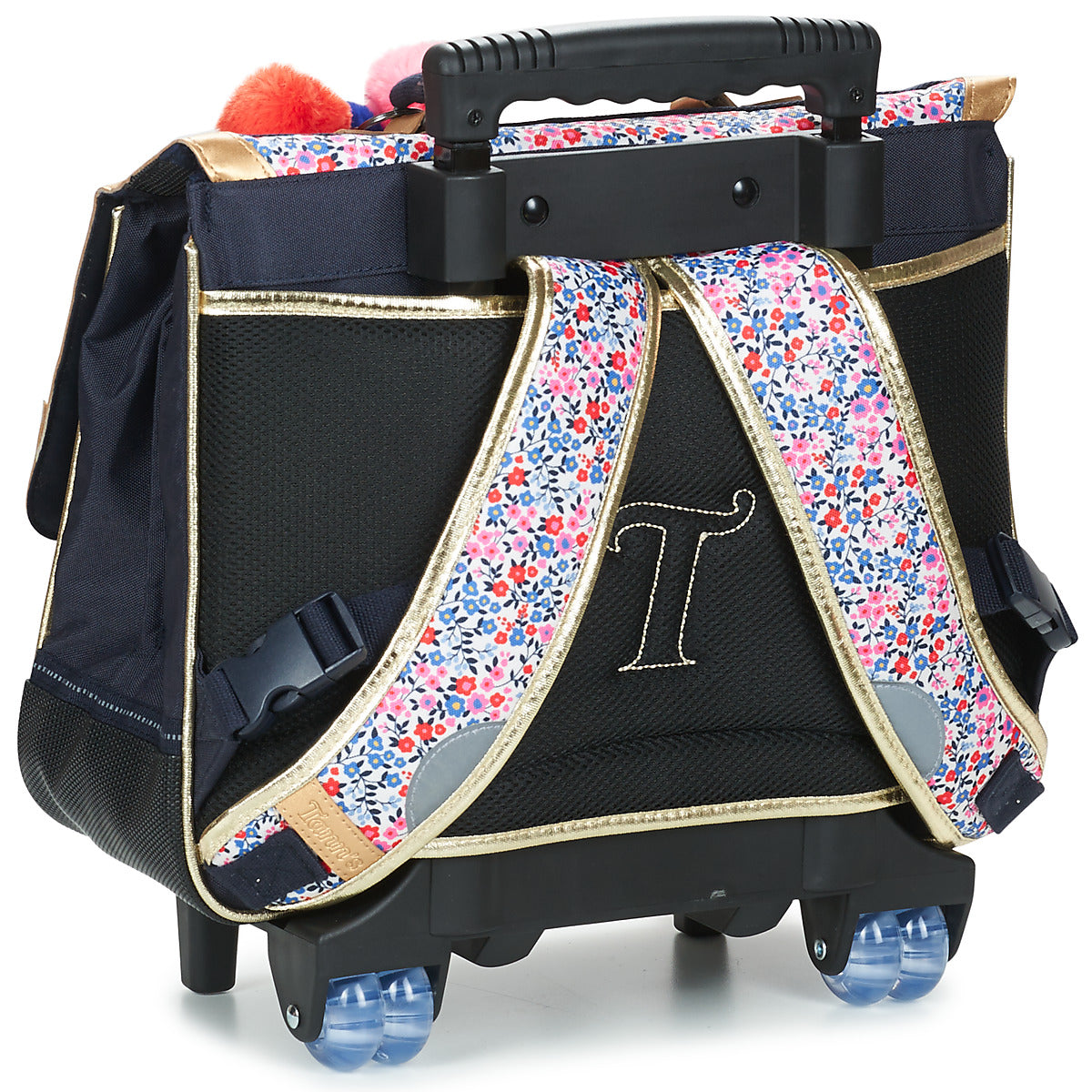 Cartella con rotelle ragazza Tann's  INES TROLLEY CARTABLE 38CM  Blu