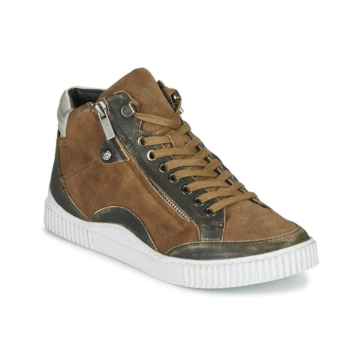 Sneakers alte Donna Regard ISLANDE V2 BONGO CHAMOIS Marrone