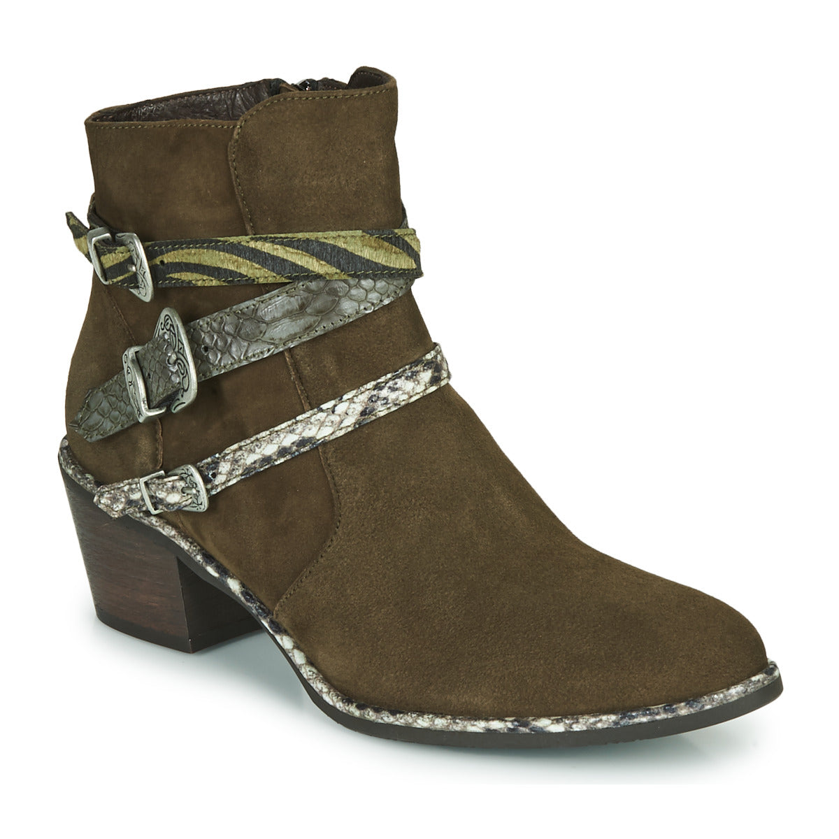 Stivaletti Donna Regard NAPOLI V3 VELOURS MILITARE Kaki