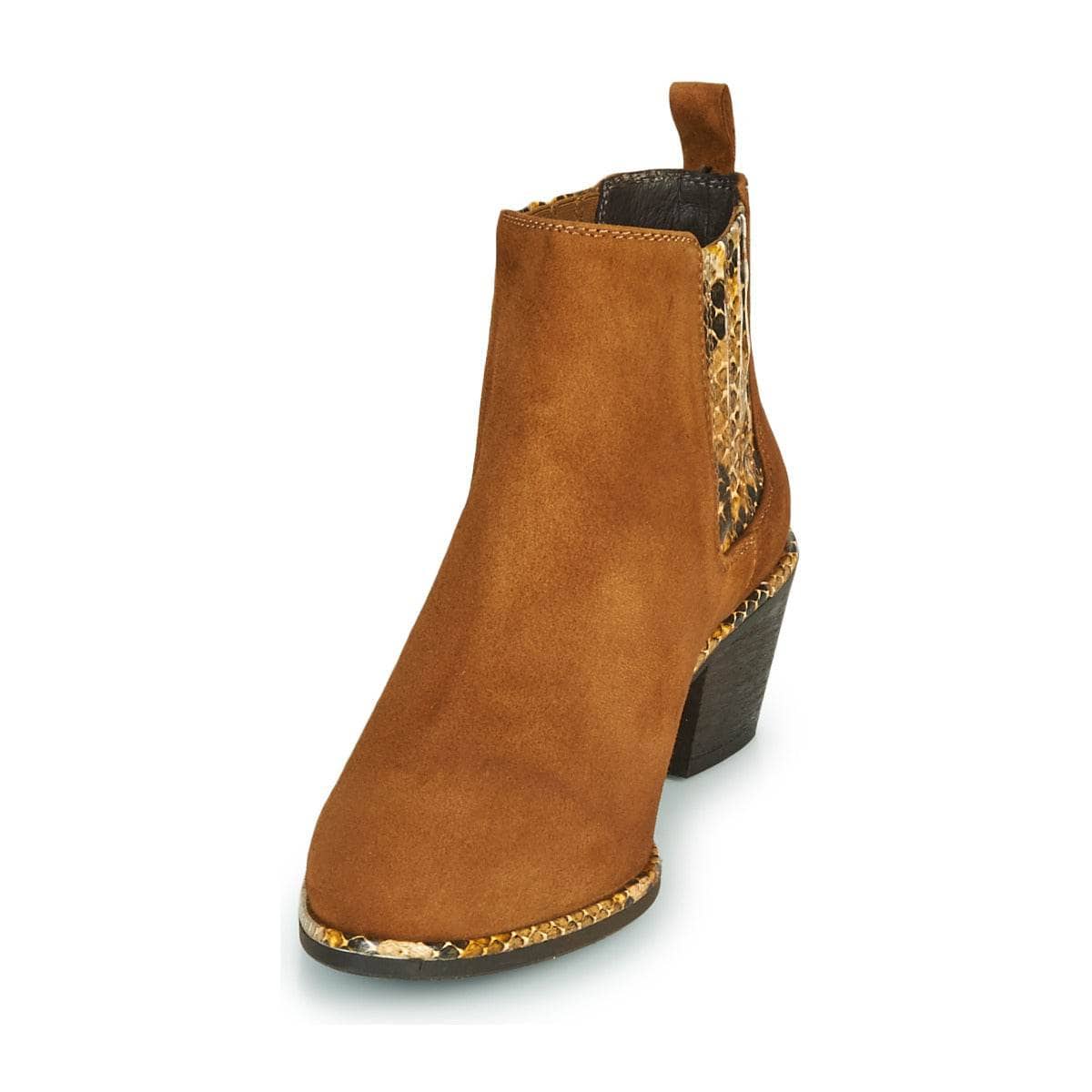 Stivaletti Donna Regard NOISY V2 VELOURS SAFRAN Marrone