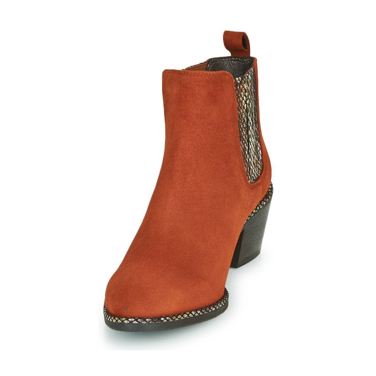 Stivaletti Donna Regard NOISY V3 VELOURS TUILE Rosso