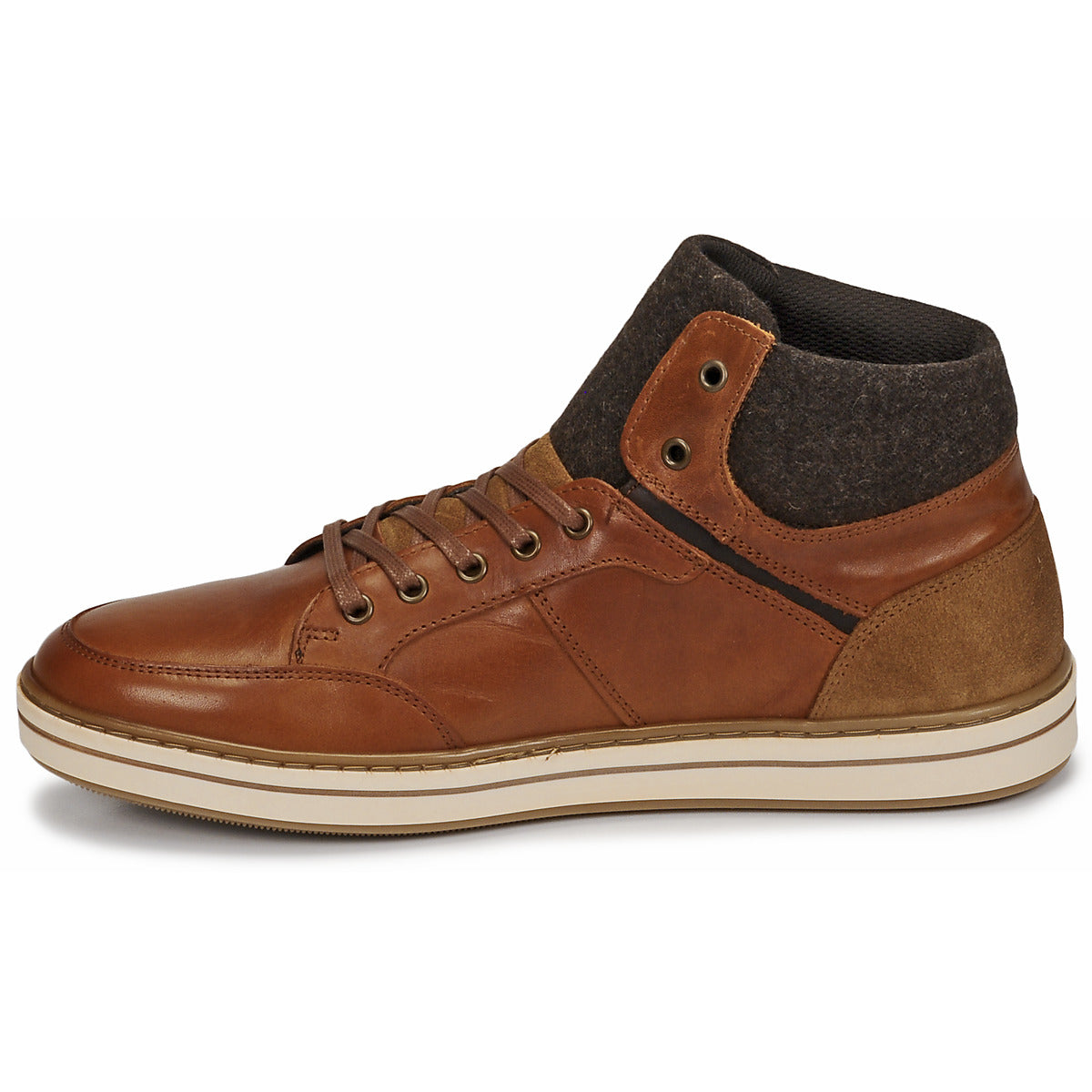 Sneakers alte Uomo Casual Attitude  NOURDON  Marrone
