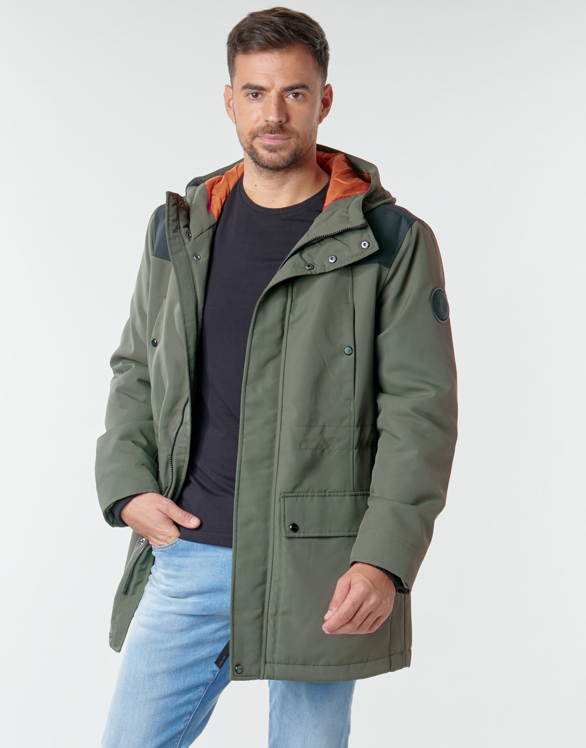 Parka Uomo Only & Sons ONSPETER Kaki