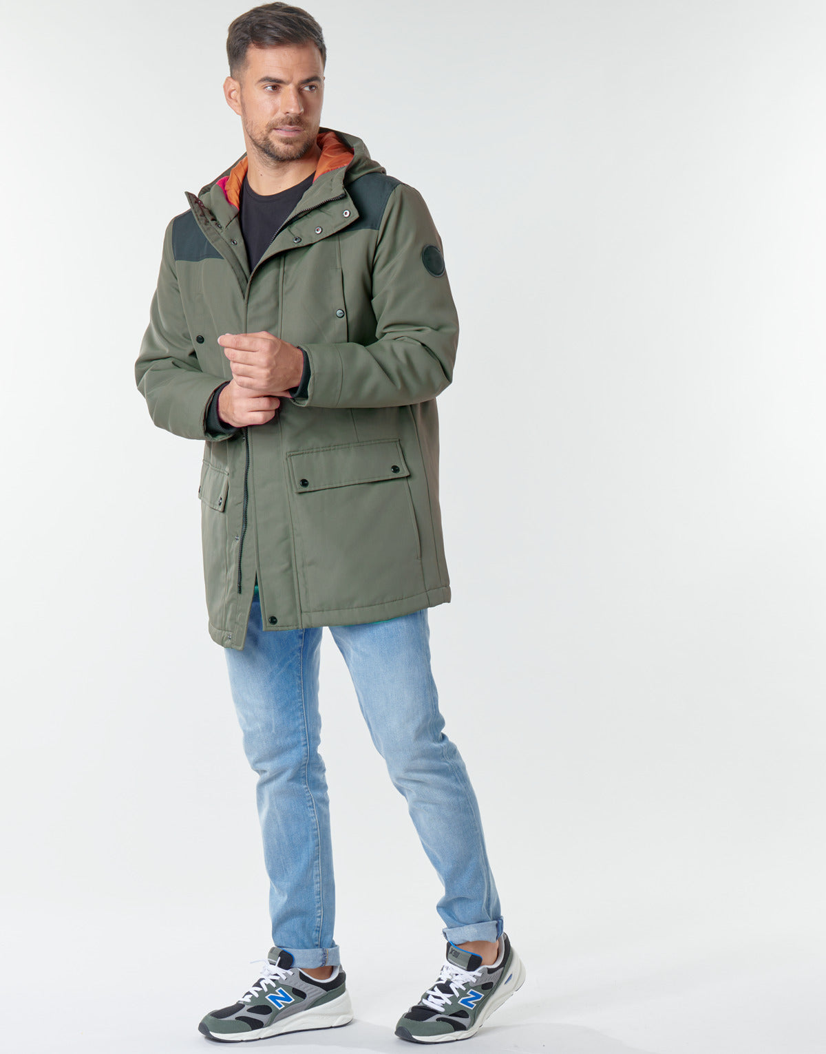 Parka Uomo Only & Sons ONSPETER Kaki