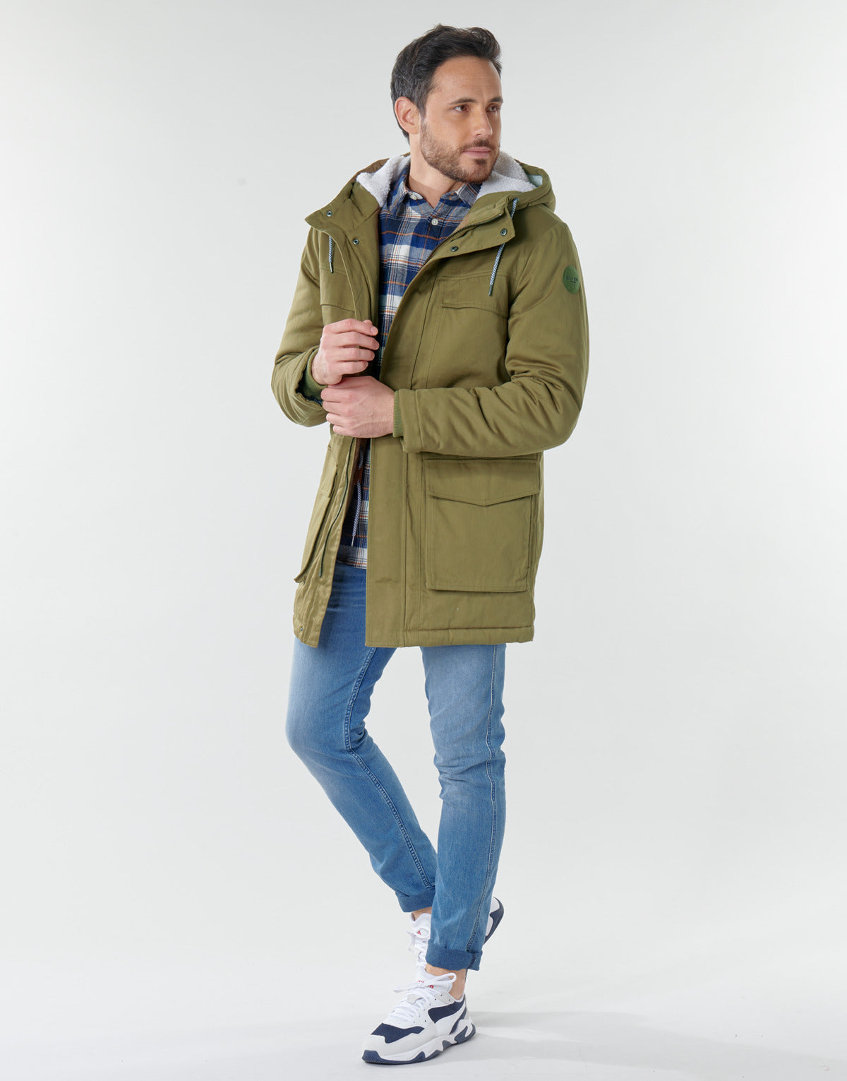 Parka Uomo Only & Sons ONSWARD Kaki