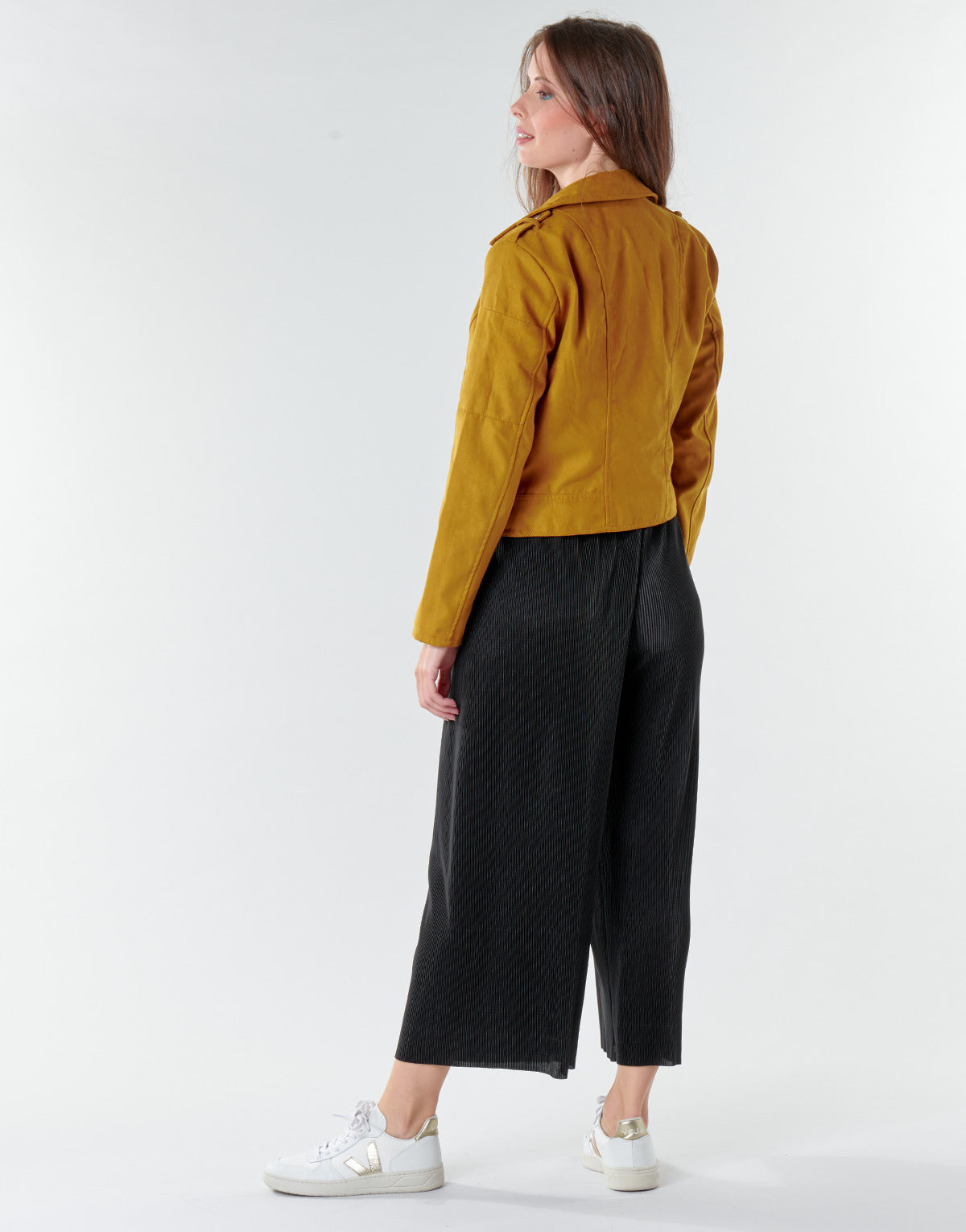 Giacca in pelle Donna JDY JDYNEW PEACH Giallo