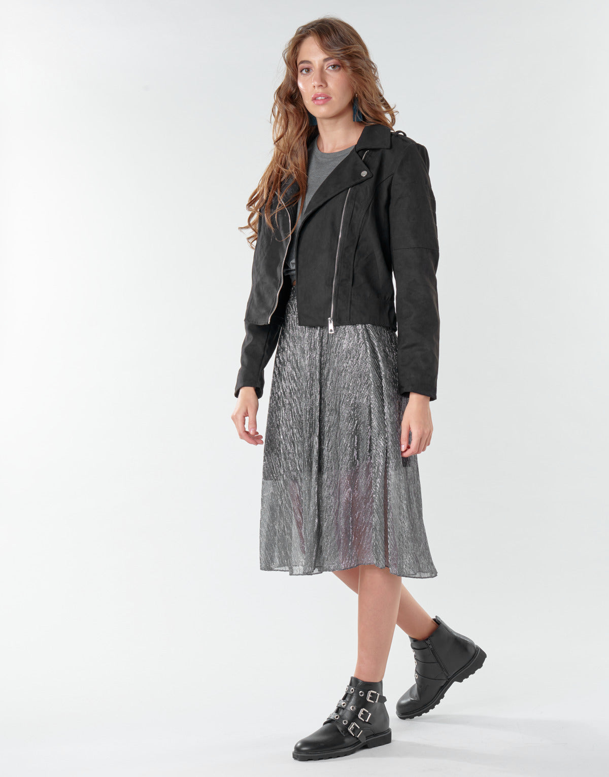 Giacca in pelle Donna JDY JDYNEW PEACH Nero