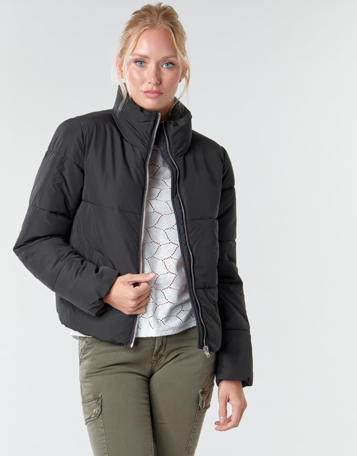 Piumino Donna JDY JDYNEW ERICA Nero