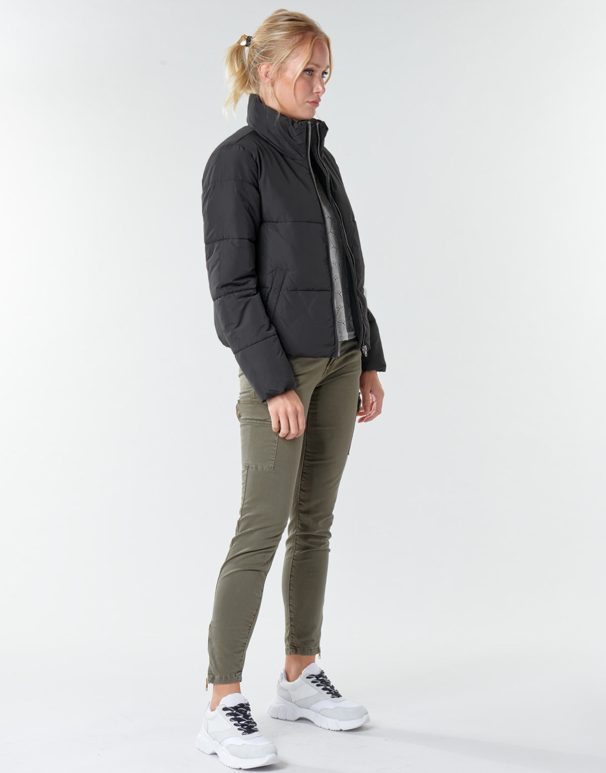 Piumino Donna JDY JDYNEW ERICA Nero