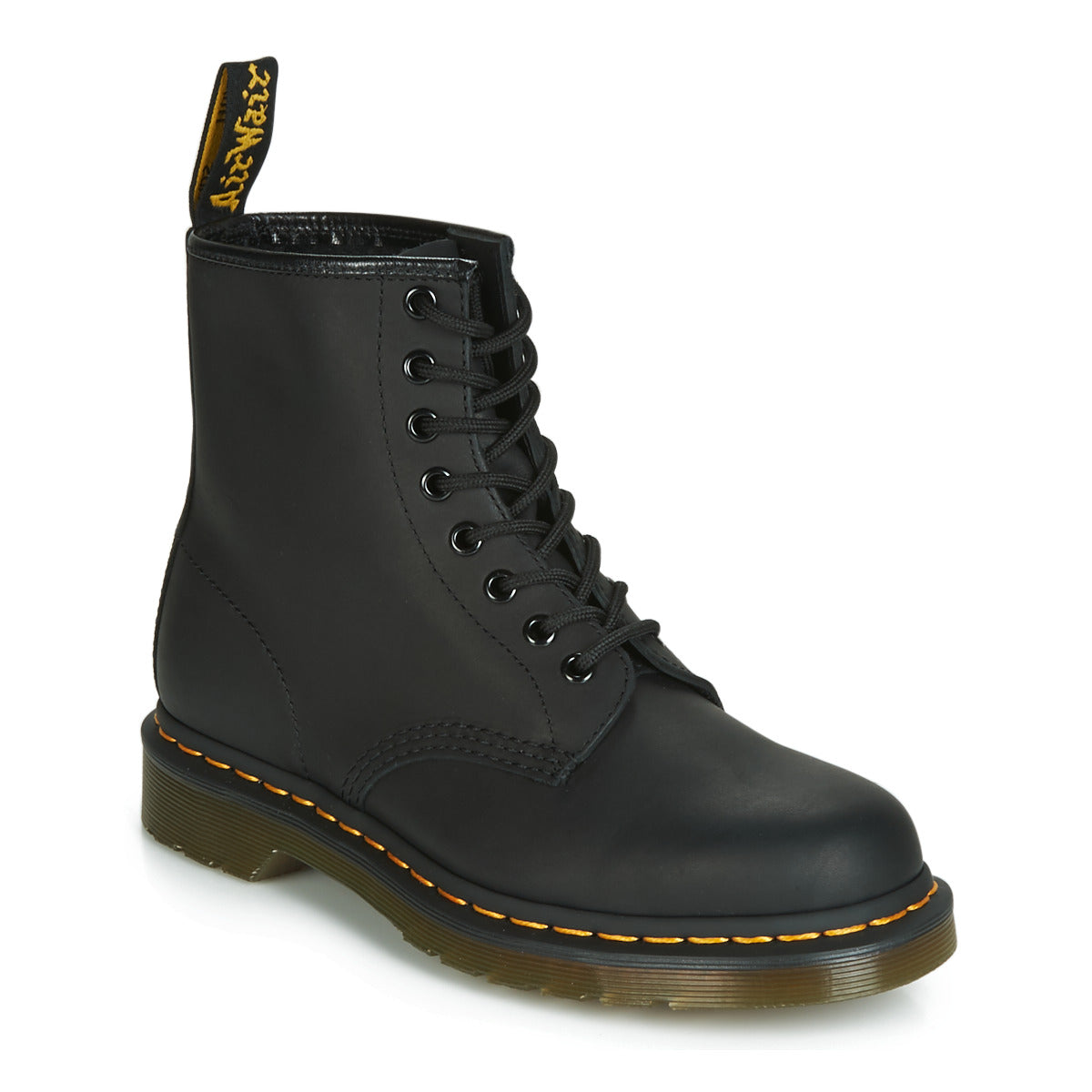 Stivaletti Uomo Dr. Martens  1460 BLACK GREASY  Nero