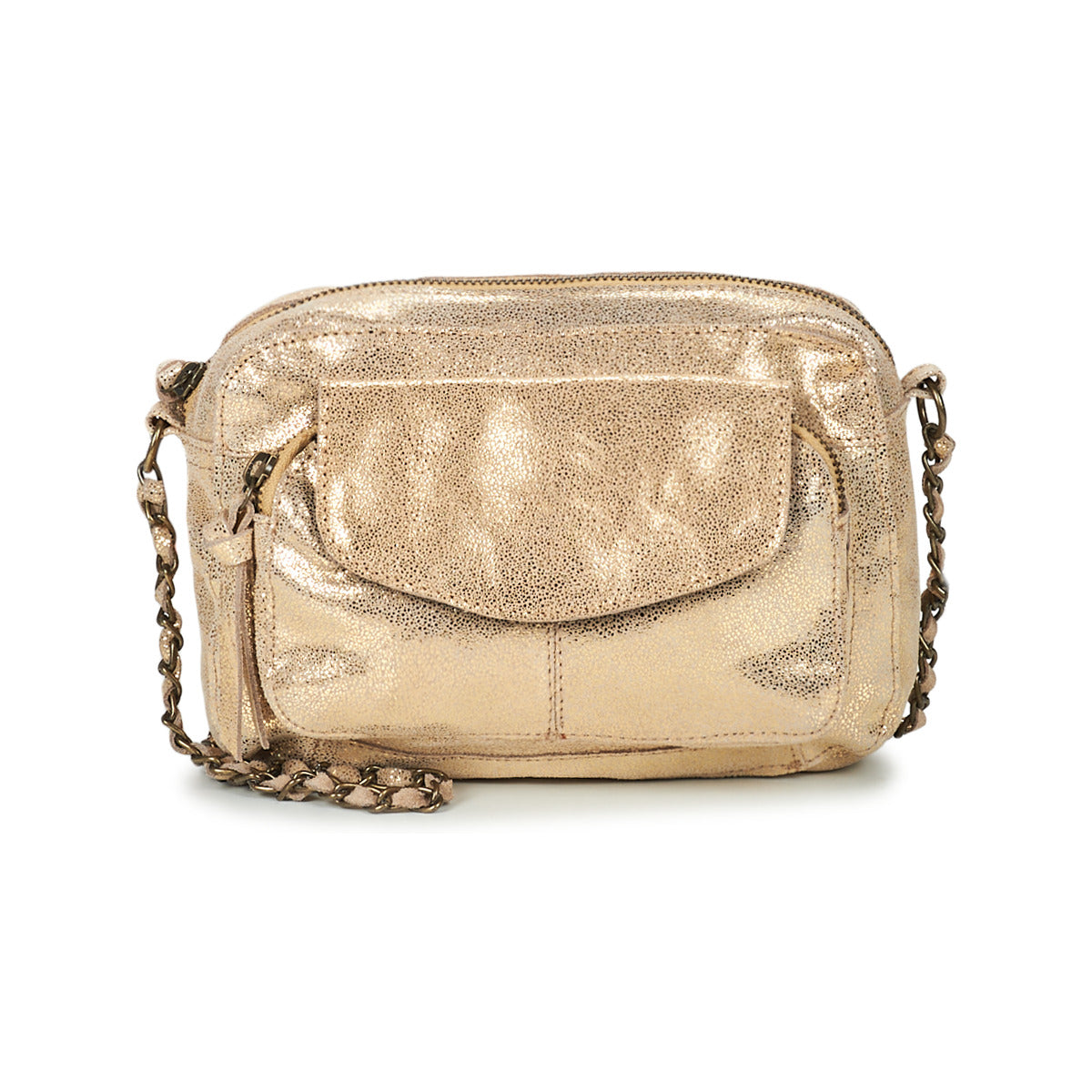 Borsa a tracolla Donna Pieces PCNAINA Oro