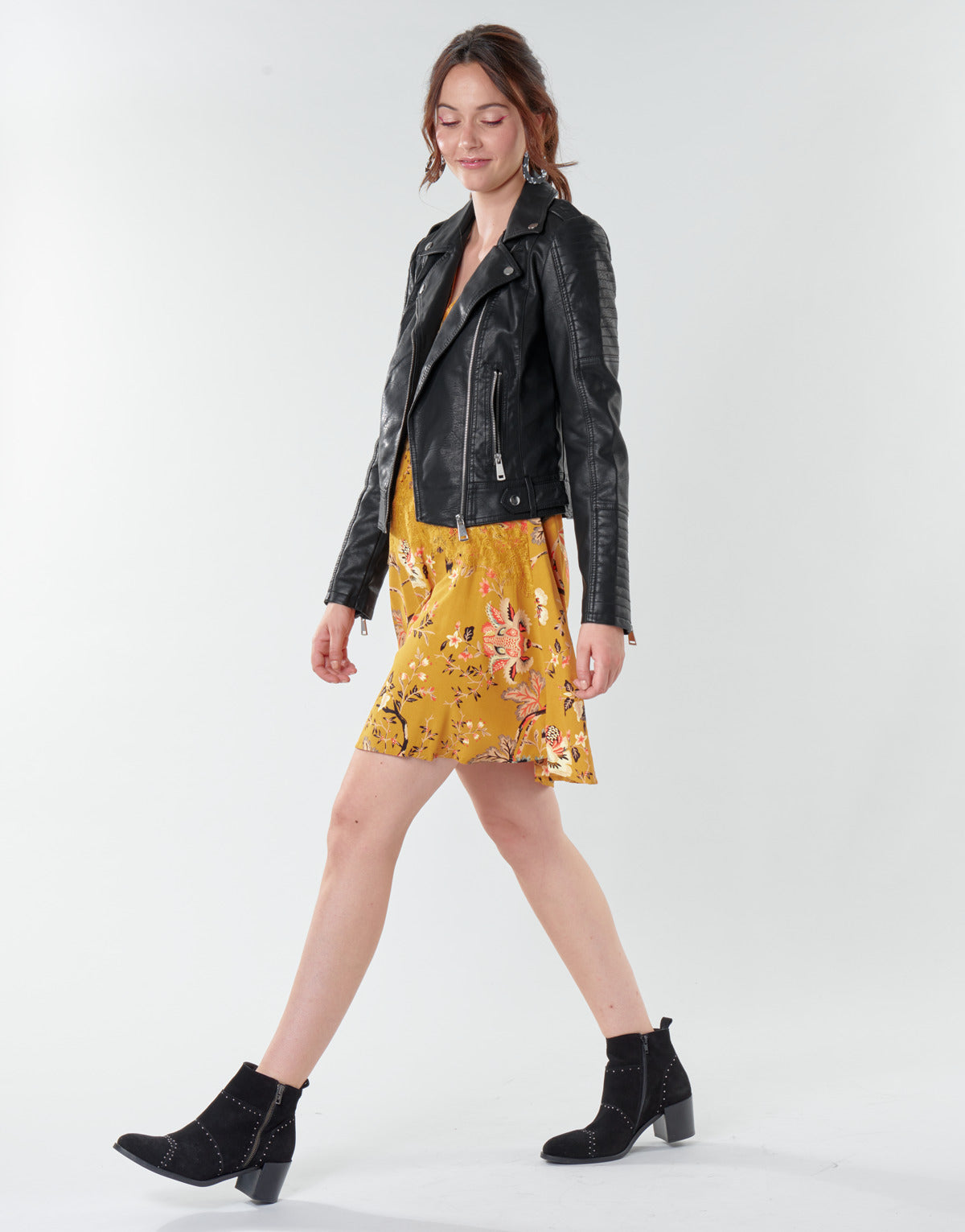 Giacca in pelle Donna Vero Moda VMKERRIULTRA Nero