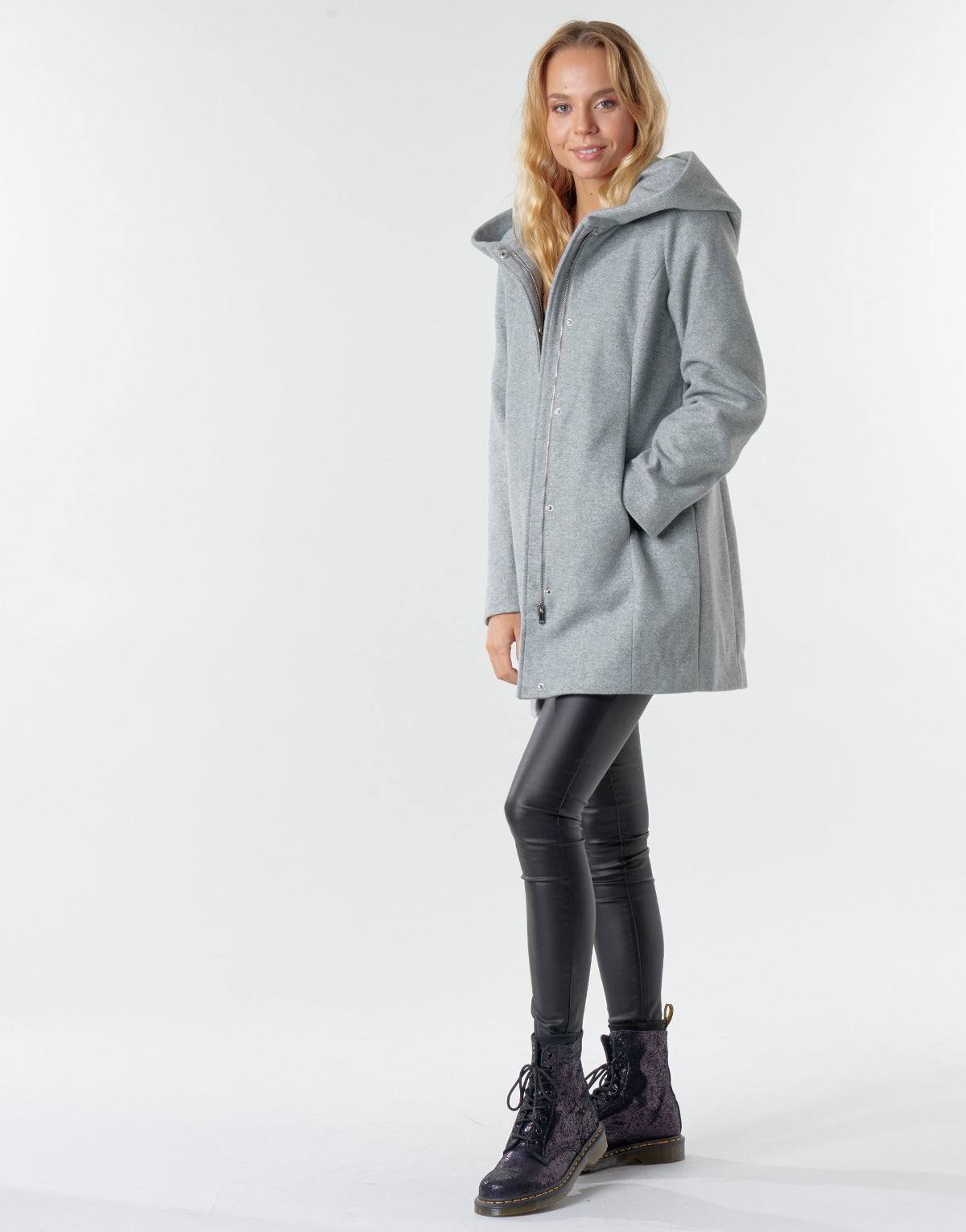 Mantella Donna Vero Moda VMDAFNEDORA Grigio