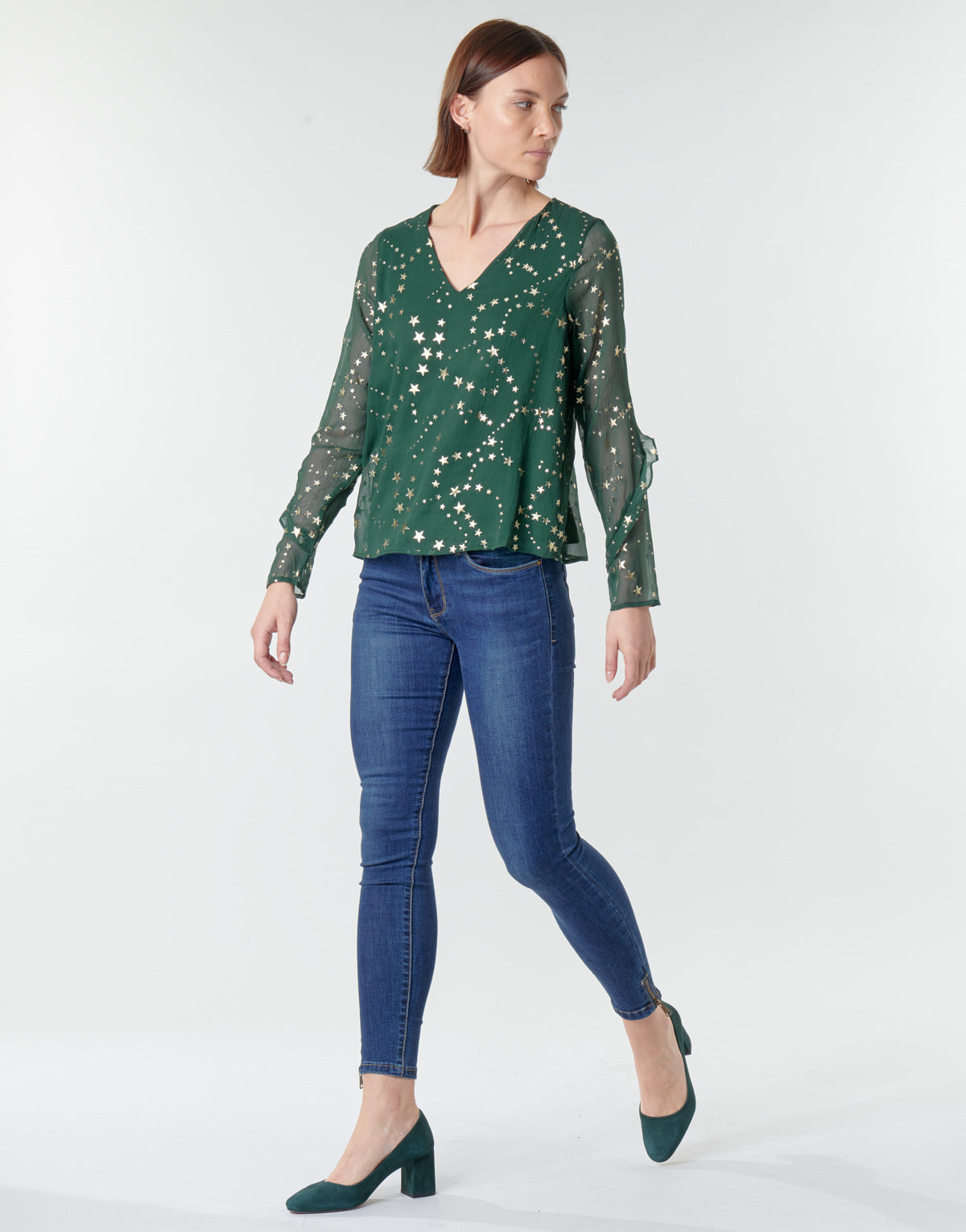 Camicetta Donna Vero Moda VMFEANA Verde