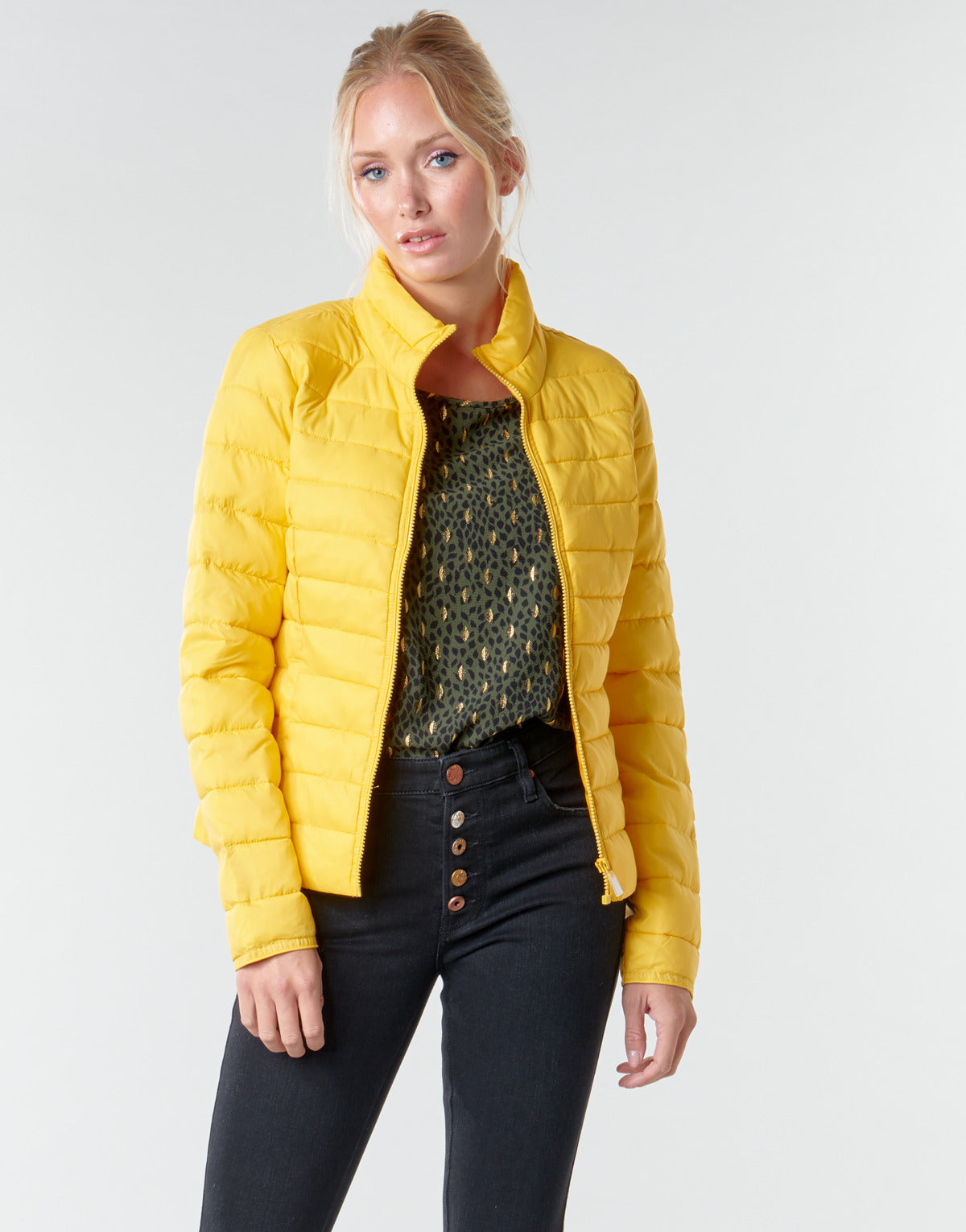 Piumino Donna Only ONLTAHOE Giallo