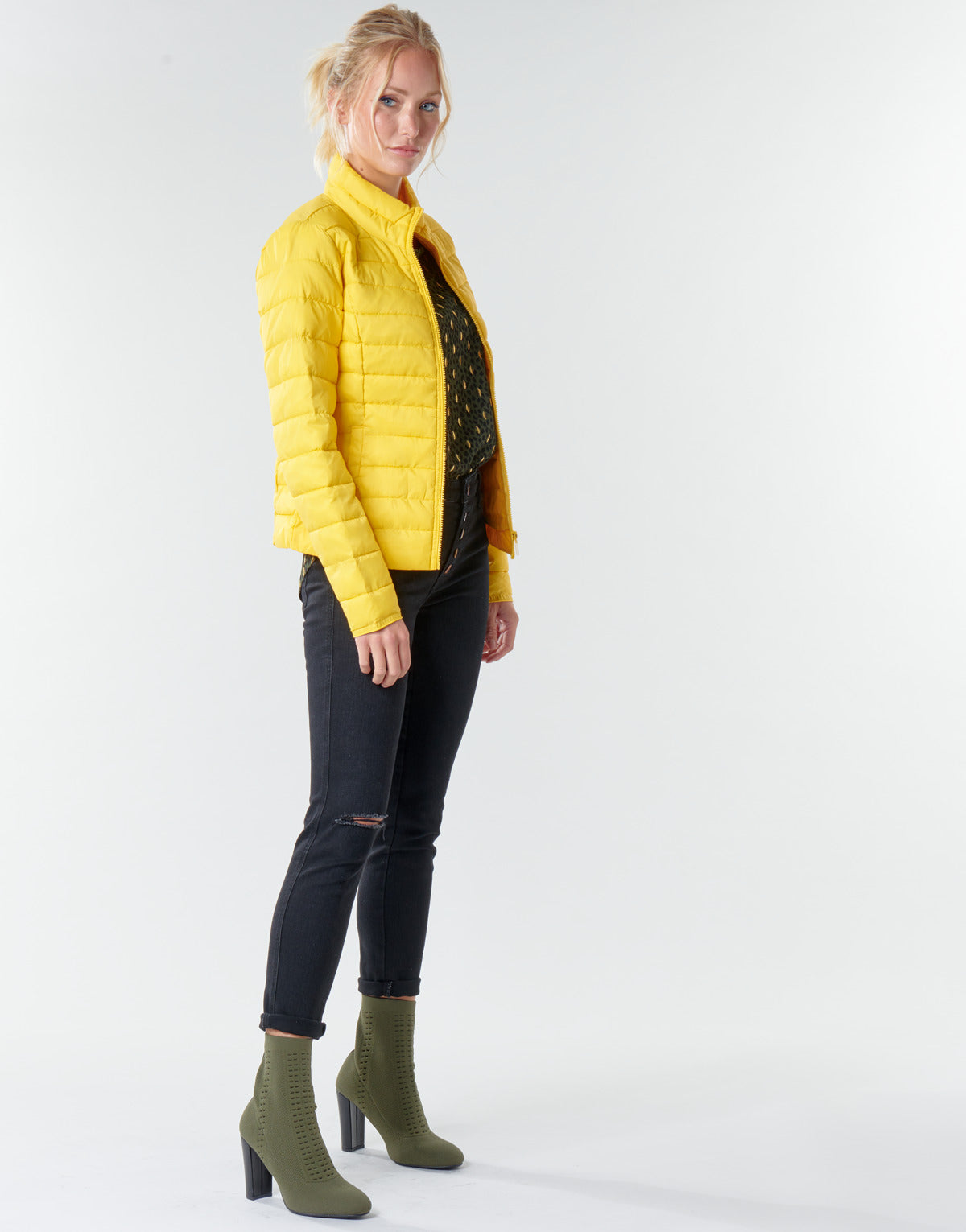 Piumino Donna Only ONLTAHOE Giallo