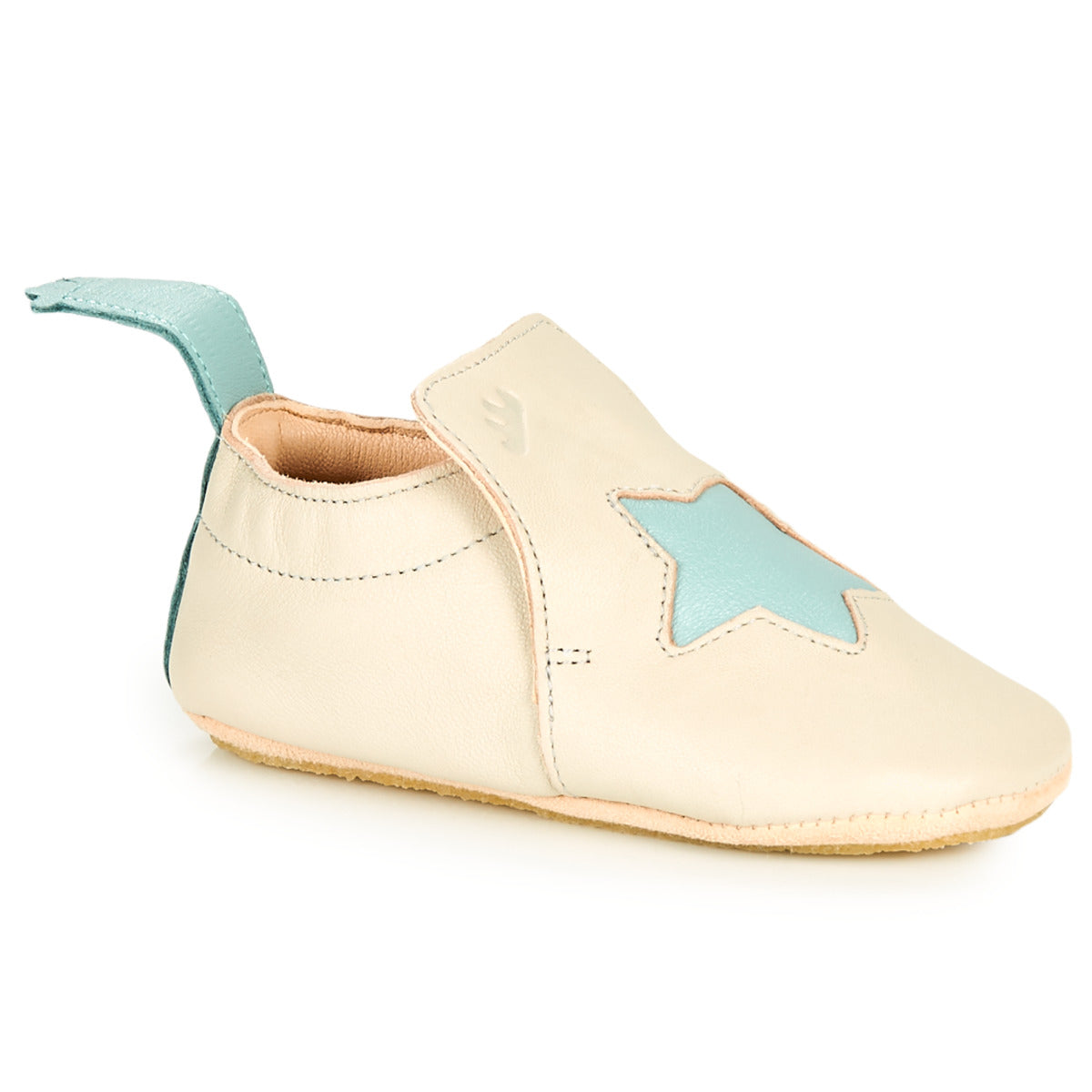 Pantofole bambini ragazza Easy Peasy BLUBLU ETOILE Beige