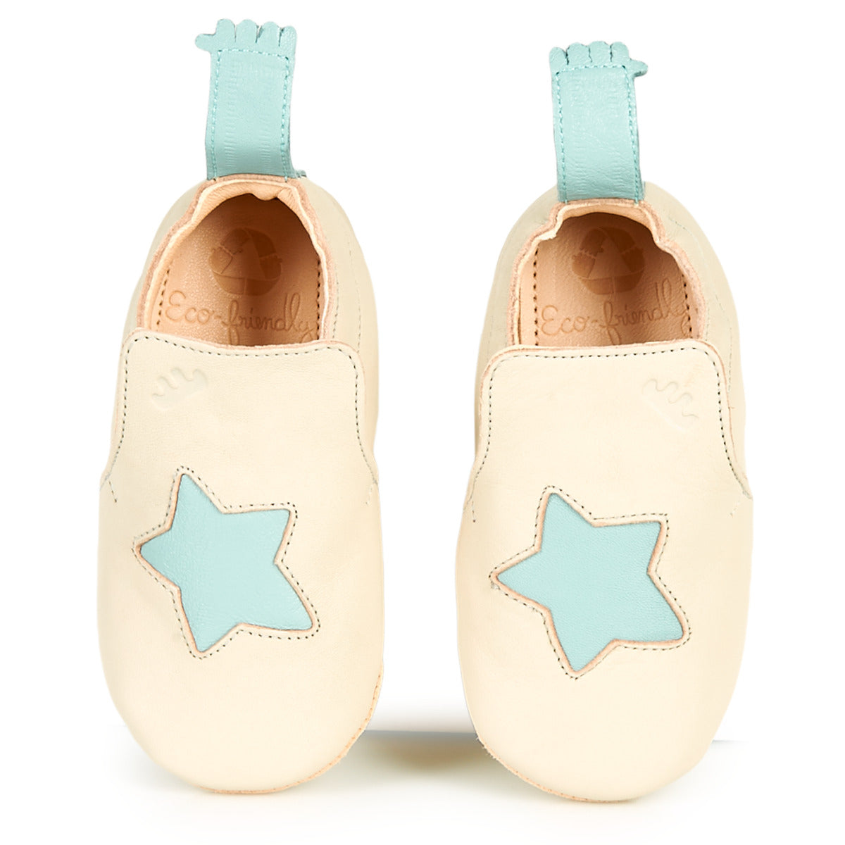 Pantofole bambini ragazza Easy Peasy BLUBLU ETOILE Beige