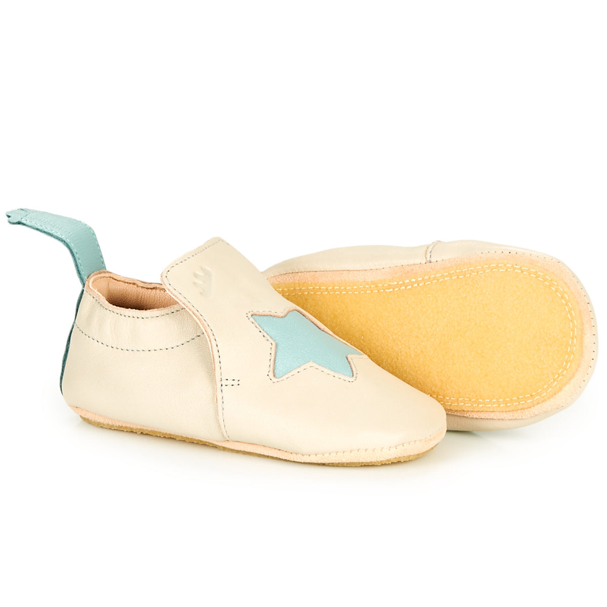 Pantofole bambini ragazza Easy Peasy BLUBLU ETOILE Beige