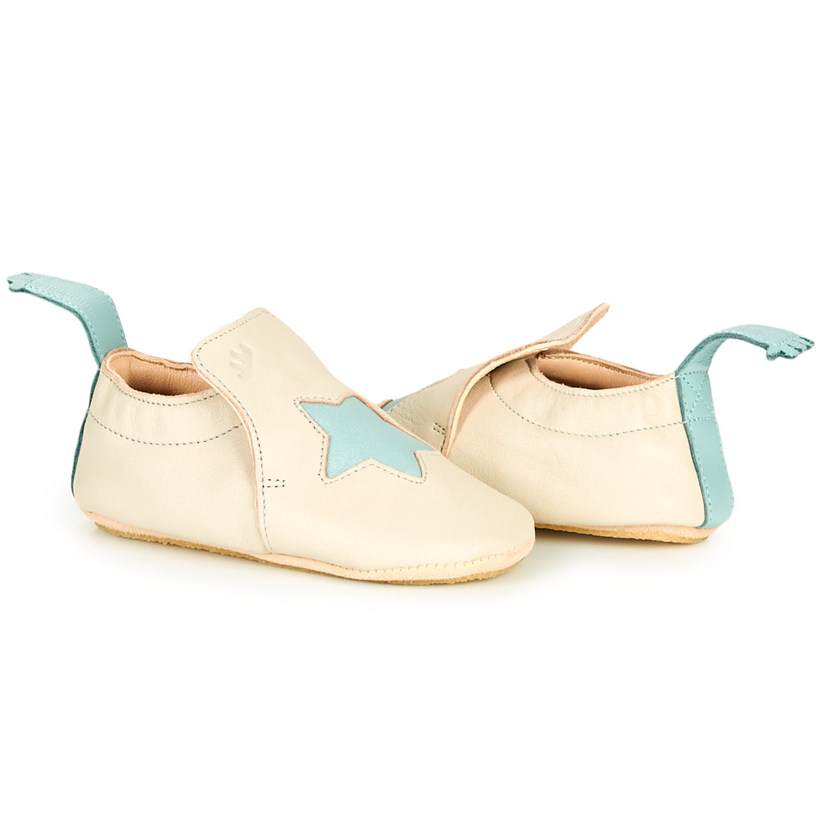 Pantofole bambini ragazza Easy Peasy BLUBLU ETOILE Beige