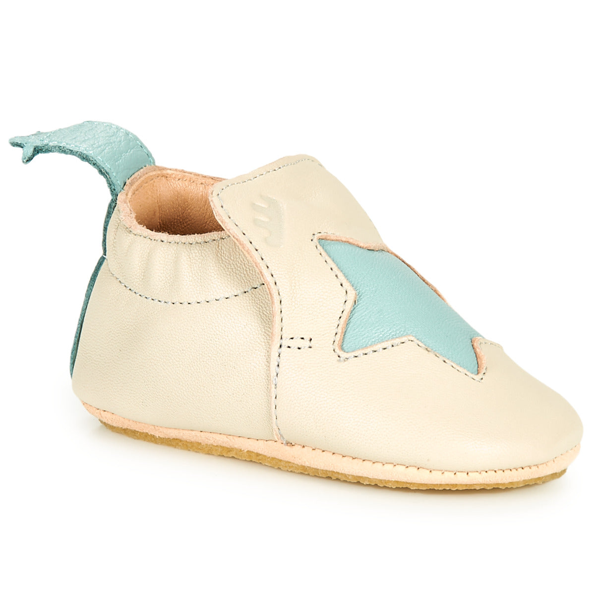 Pantofole bambini ragazza Easy Peasy BLUBLU ETOILE Beige