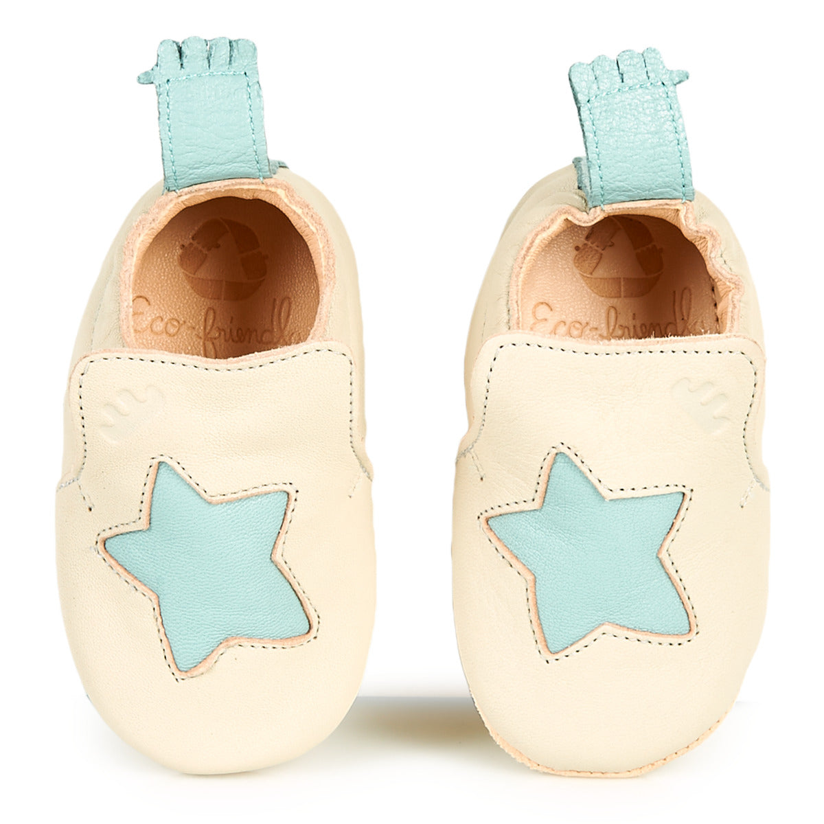 Pantofole bambini ragazza Easy Peasy BLUBLU ETOILE Beige