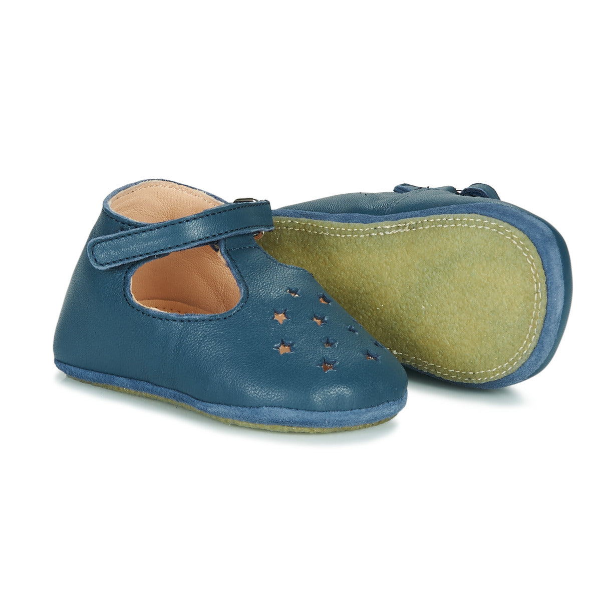 Pantofole bambini ragazza Easy Peasy LILLOP Blu