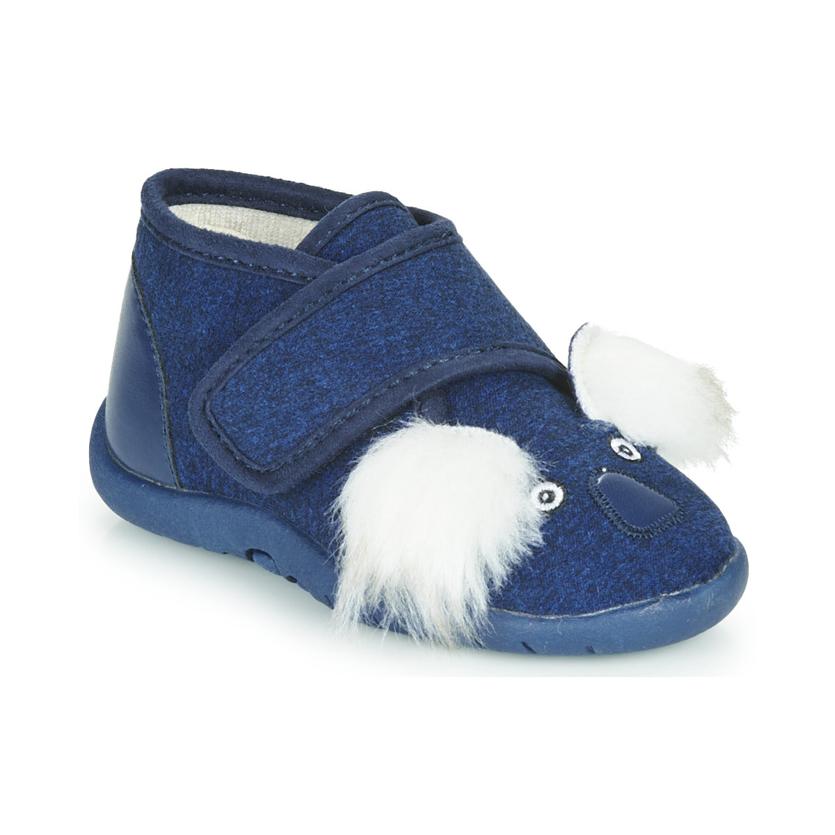 Pantofole bambini ragazza Little Mary KOALAVELCRO Blu