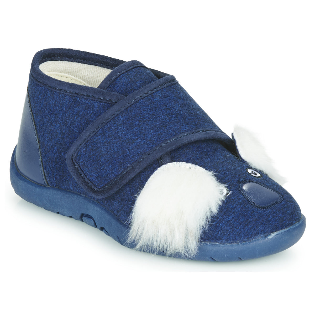 Pantofole bambini ragazza Little Mary KOALAVELCRO Blu