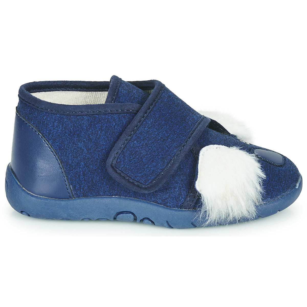 Pantofole bambini ragazza Little Mary KOALAVELCRO Blu