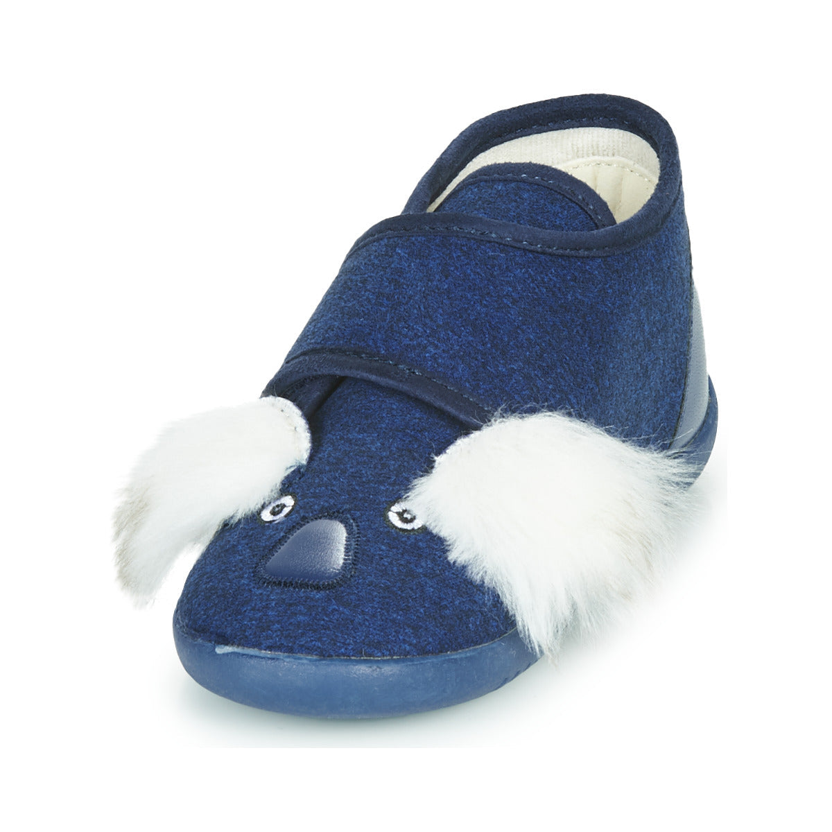 Pantofole bambini ragazza Little Mary KOALAVELCRO Blu