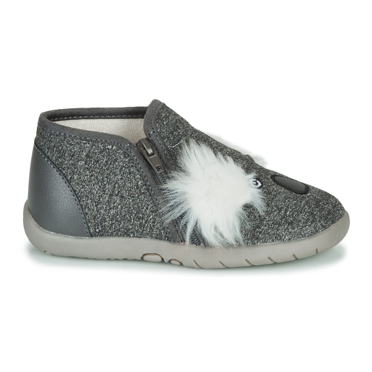Pantofole bambini ragazza Little Mary KOALAZIP Grigio