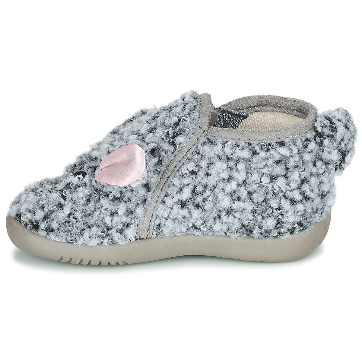 Pantofole bambini ragazza Little Mary LAPINZIP Grigio