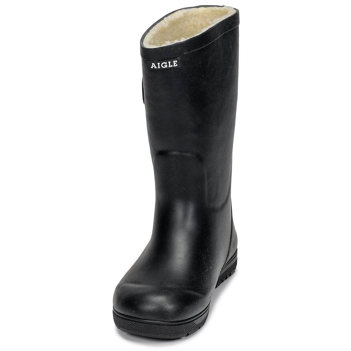 Stivali bambini ragazza Aigle WOODY POP FUR Blu