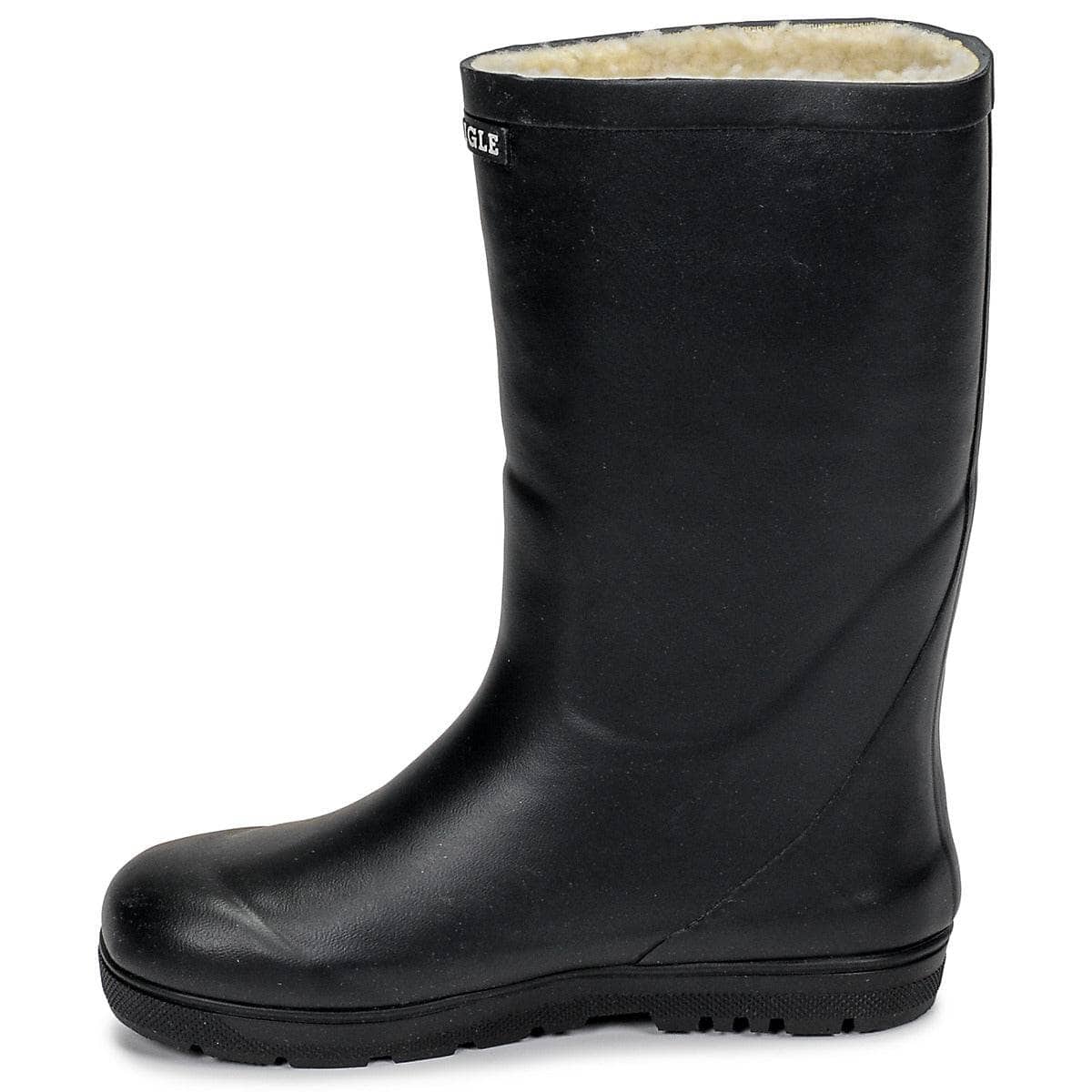 Stivali bambini ragazza Aigle WOODY POP FUR Blu