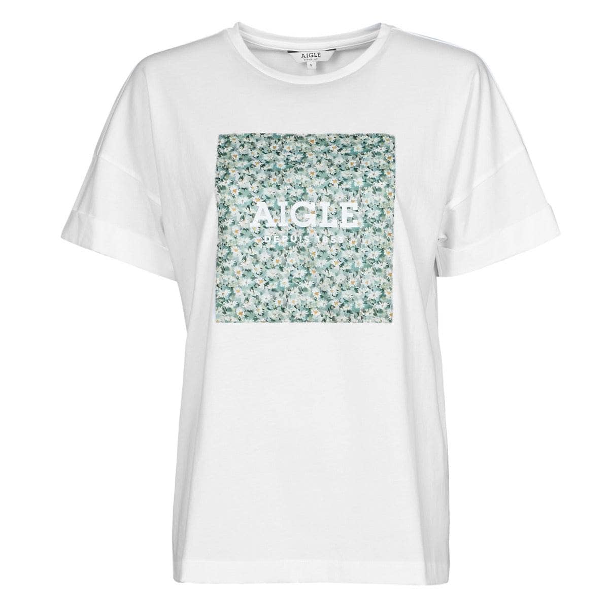 T-shirt Donna Aigle RAOPTELIB Bianco