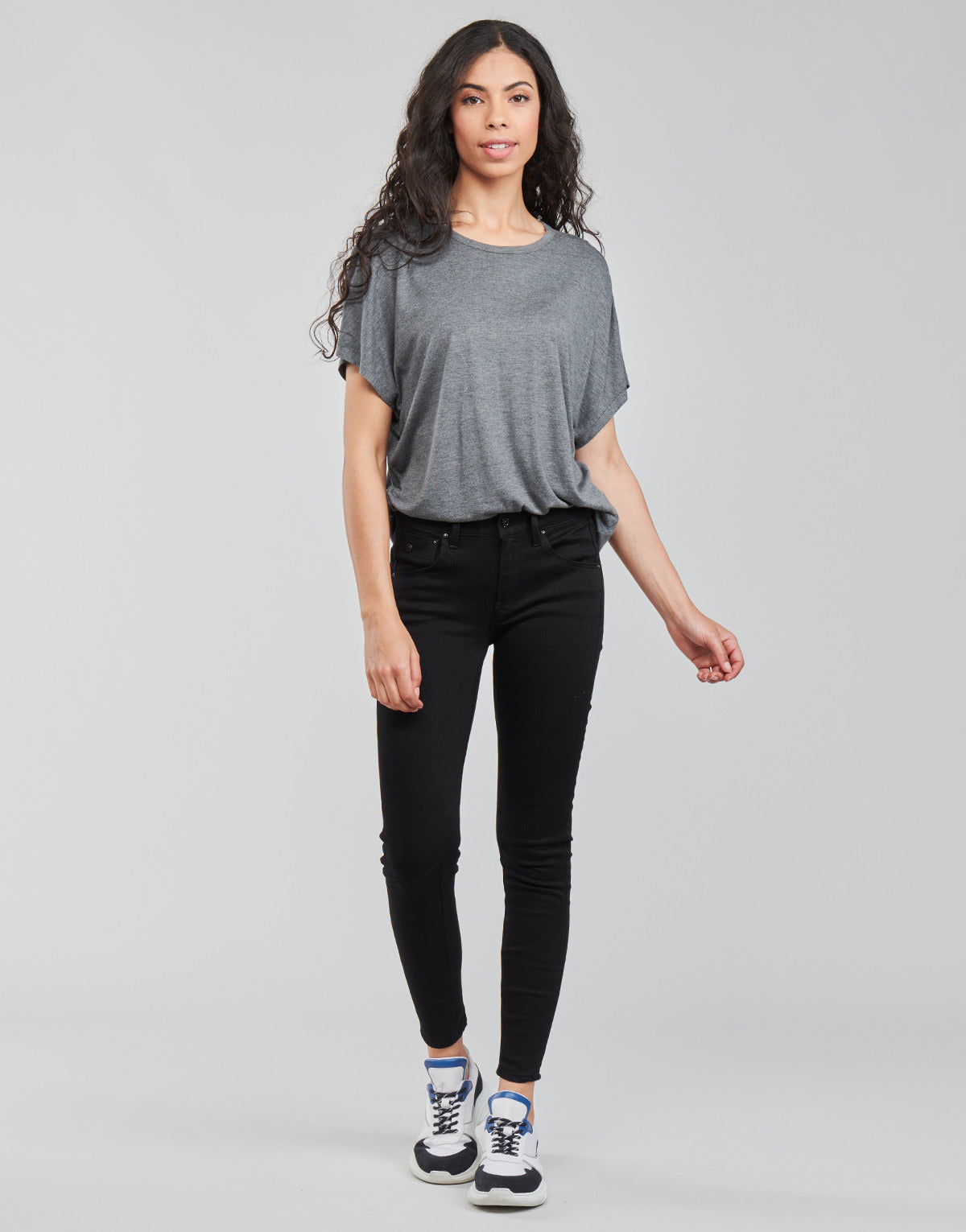 Jeans skynny Donna G-Star Raw ARC 3D MID SKINNY Nero