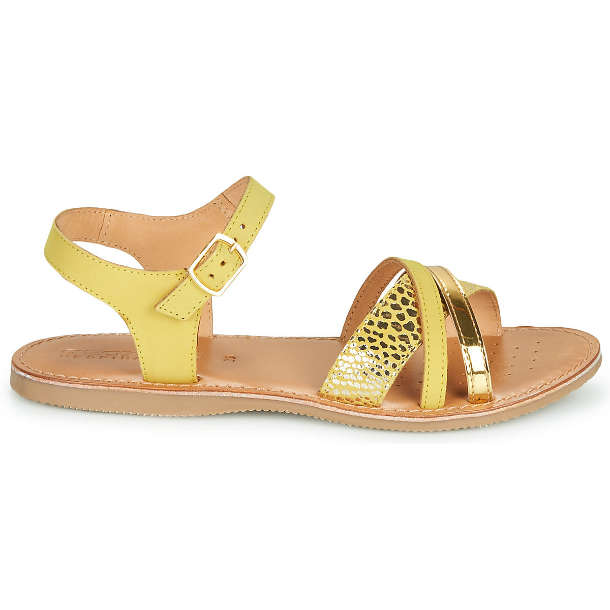 Sandali bambini ragazza Geox J SANDAL EOLIE GIRL Giallo