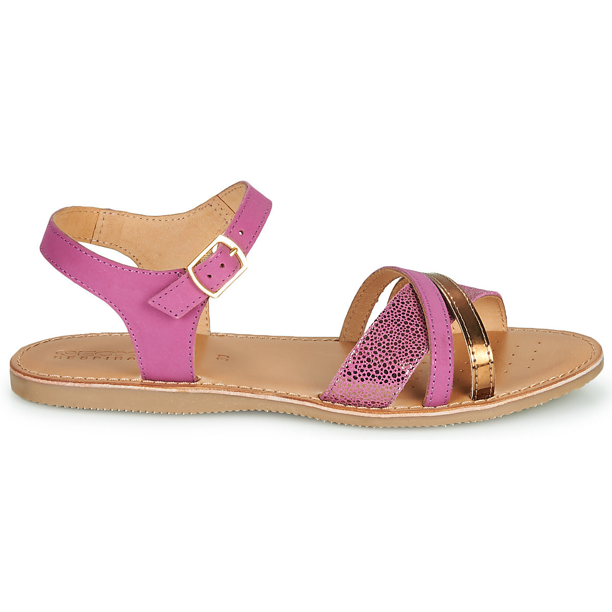 Sandali bambini ragazza Geox J SANDAL EOLIE GIRL Rosa