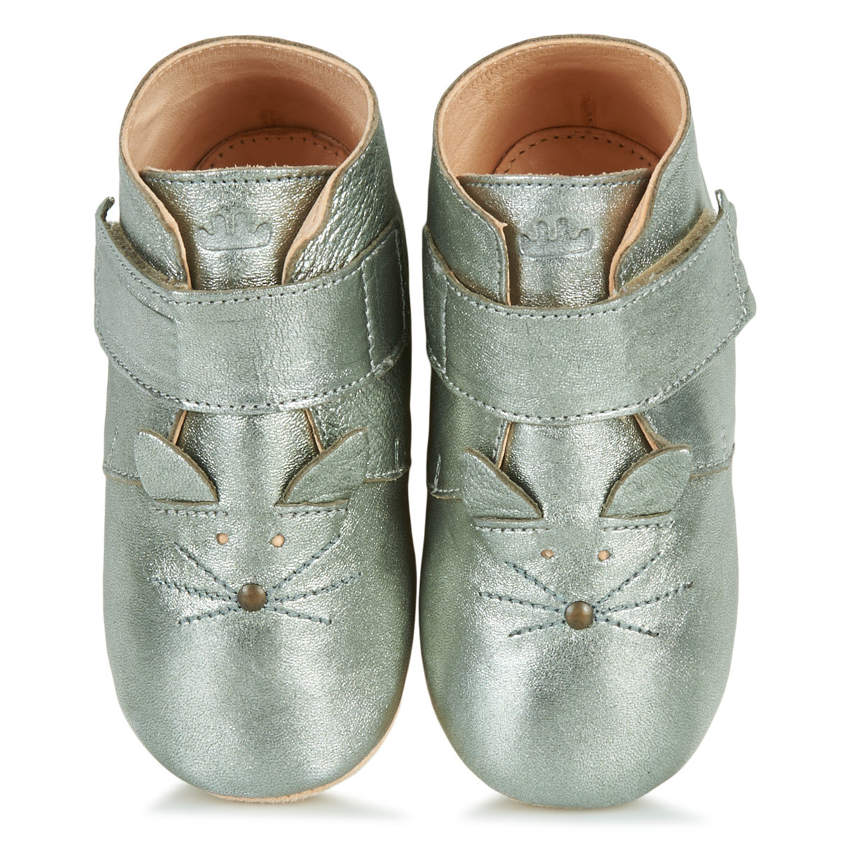 Pantofole bambini ragazza Easy Peasy KINY CHAT Grigio