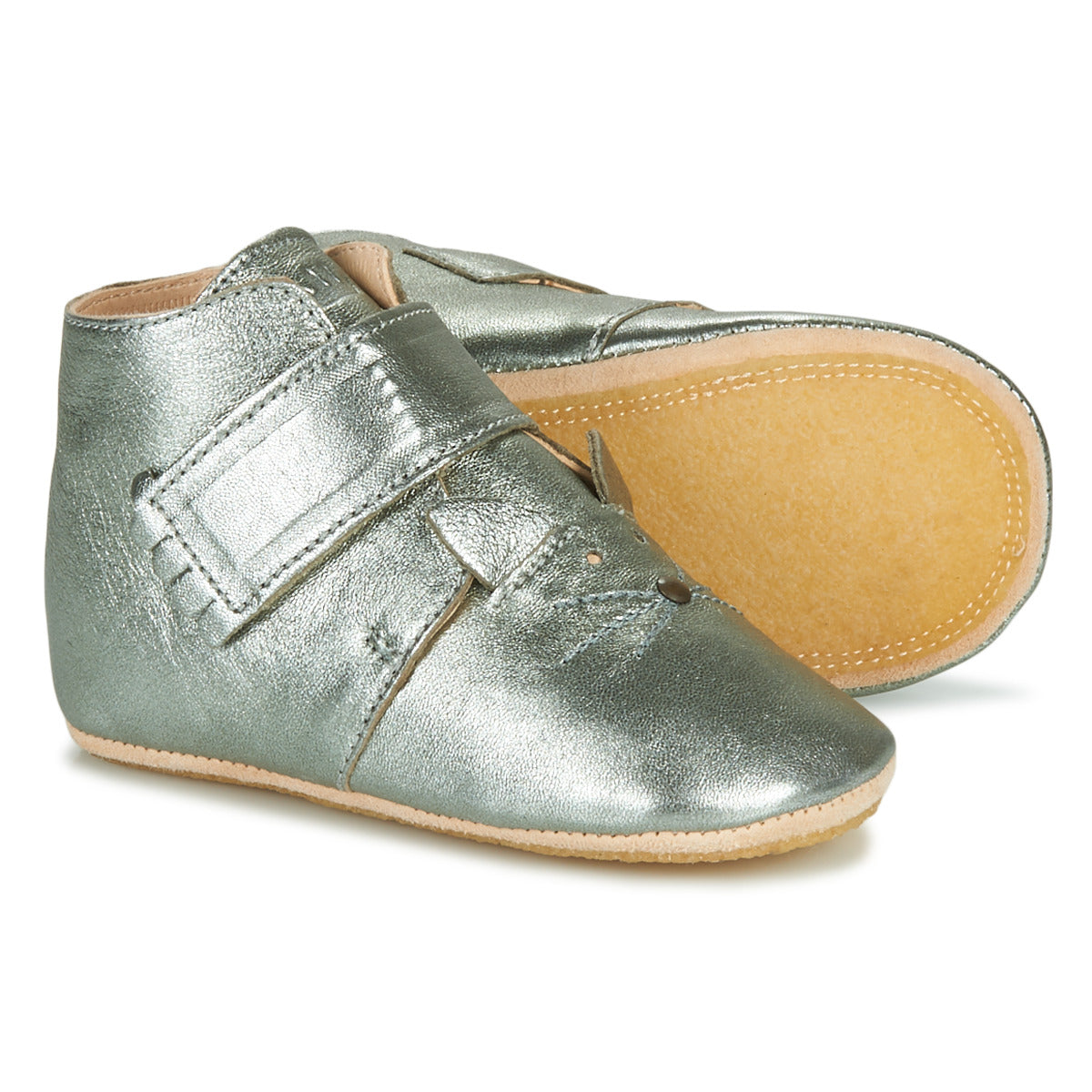 Pantofole bambini ragazza Easy Peasy KINY CHAT Grigio