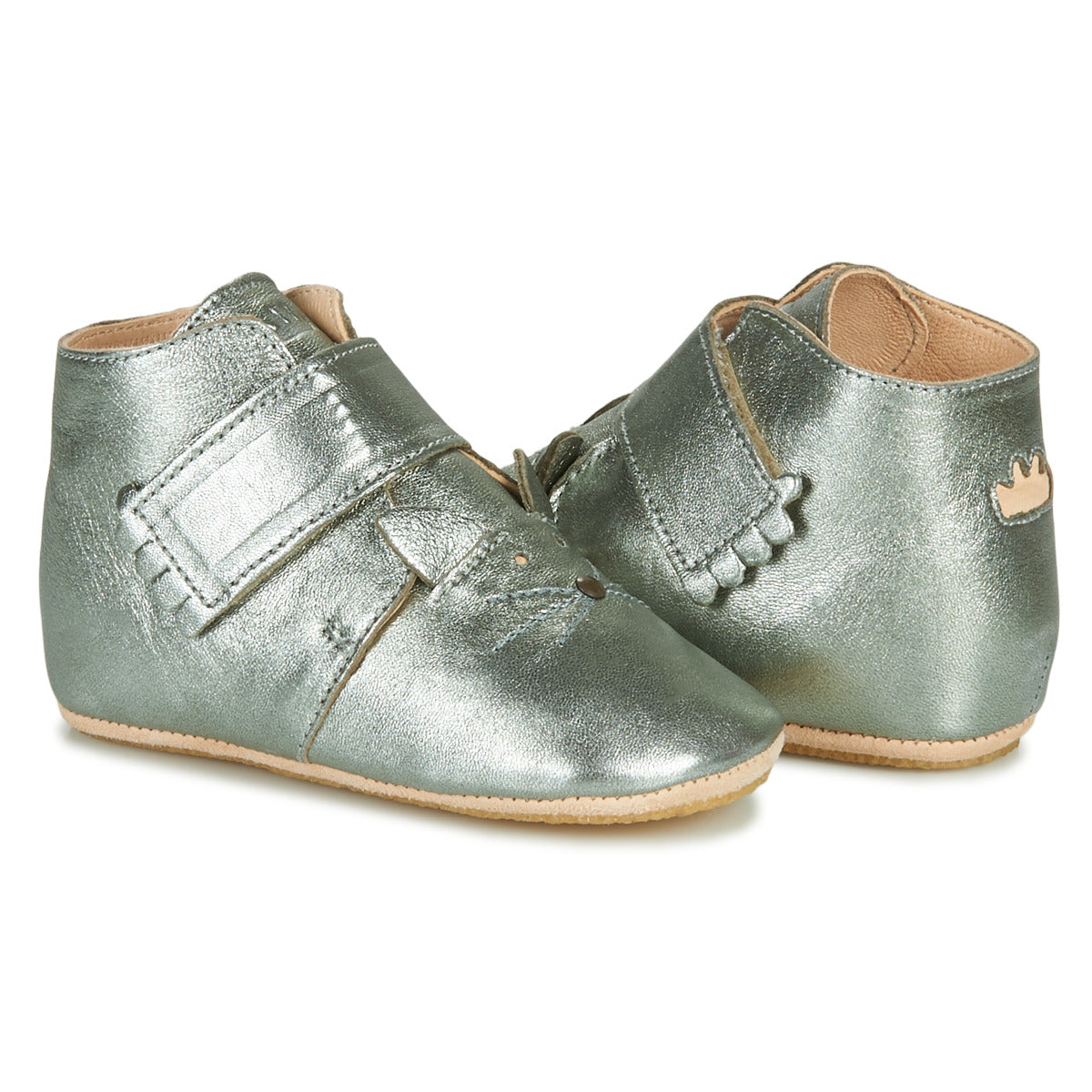 Pantofole bambini ragazza Easy Peasy KINY CHAT Grigio