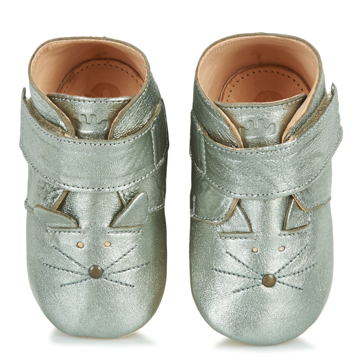 Pantofole bambini ragazza Easy Peasy KINY CHAT Grigio