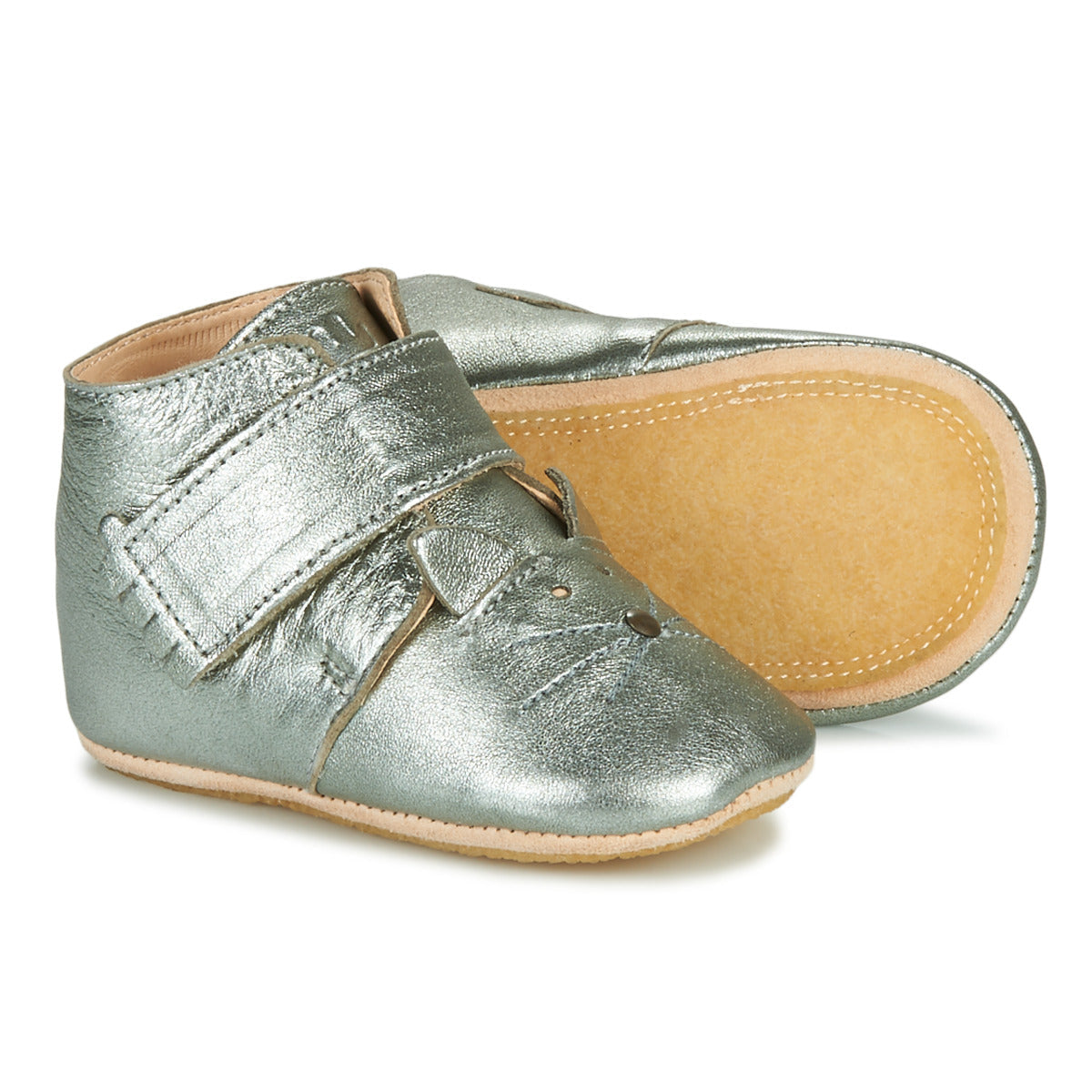 Pantofole bambini ragazza Easy Peasy KINY CHAT Grigio