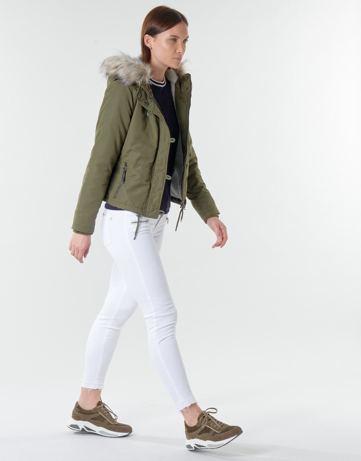 Parka Donna Only ONLPEYTON Kaki